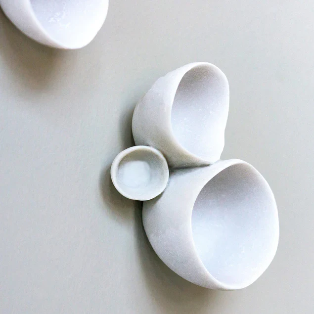 Wall Play Trio, Cream/Lt Grey Set Of 10 By Gold Leaf Design Group - Image 4
