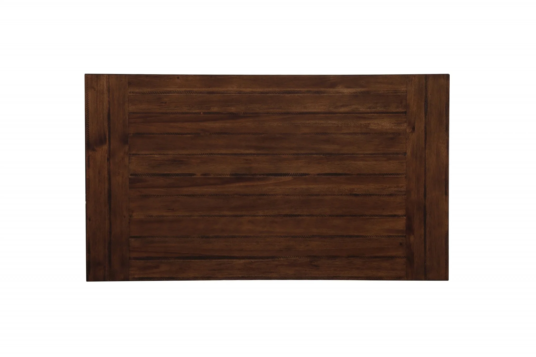 Walnut And White Washed Solid Wood Dining Table By Homeroots - Image 6