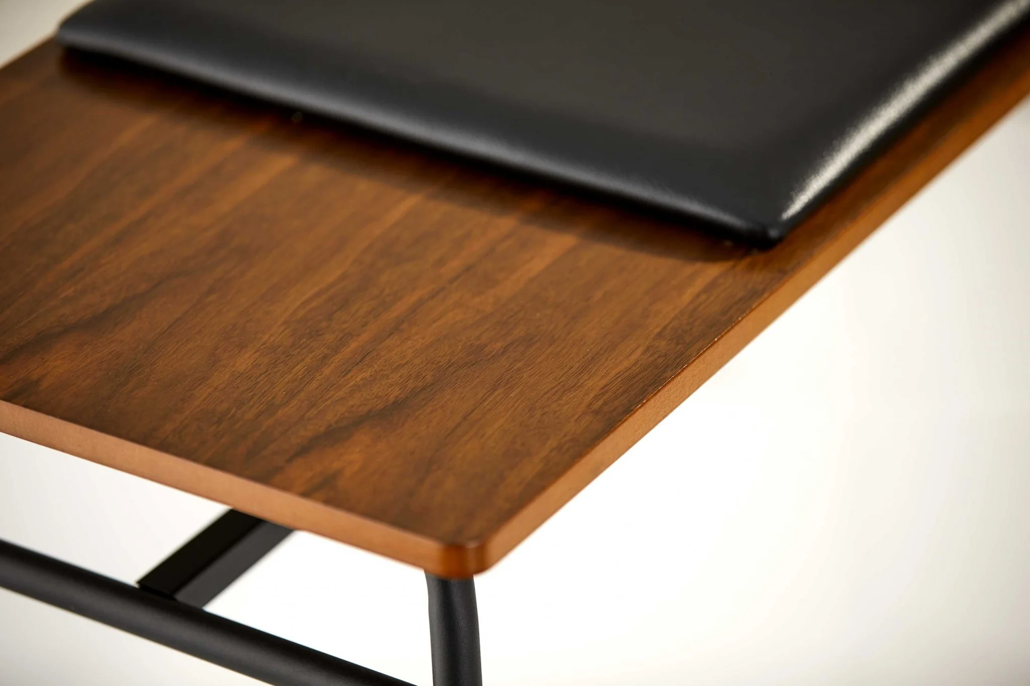 Walnut Bench By Homeroots - Image 4