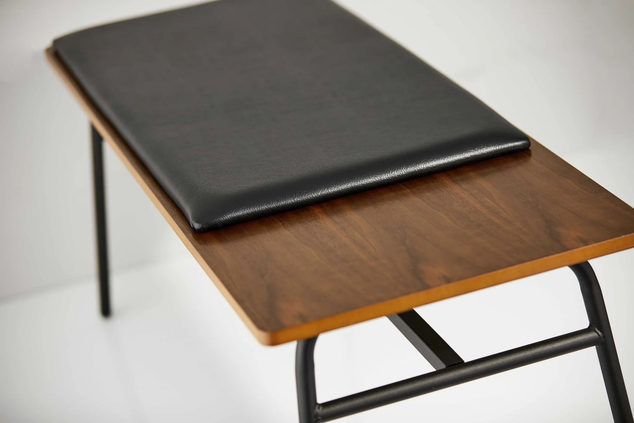 Walnut Bench By Homeroots - Image 5