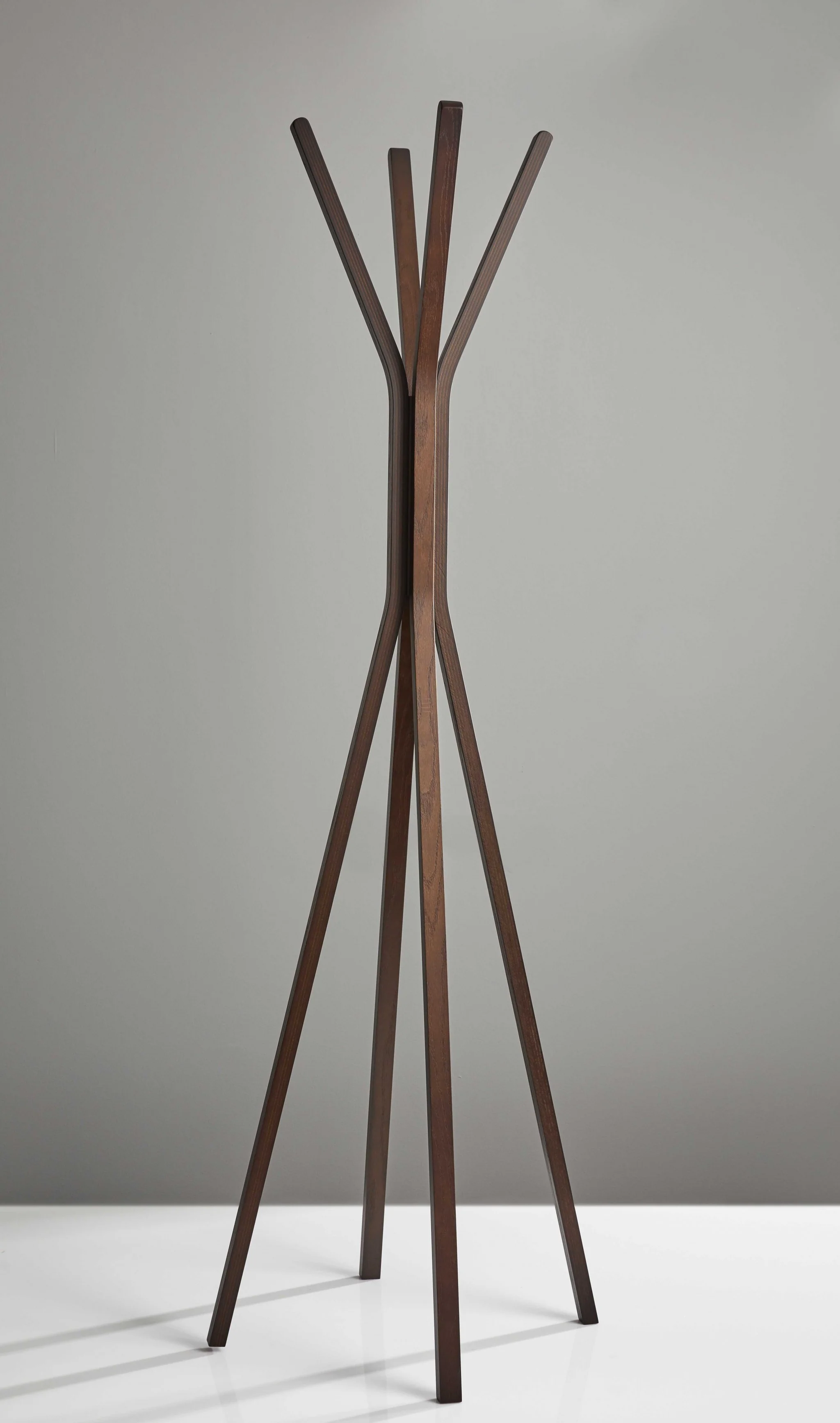 Walnut  Coat Rack By Homeroots - Image 4