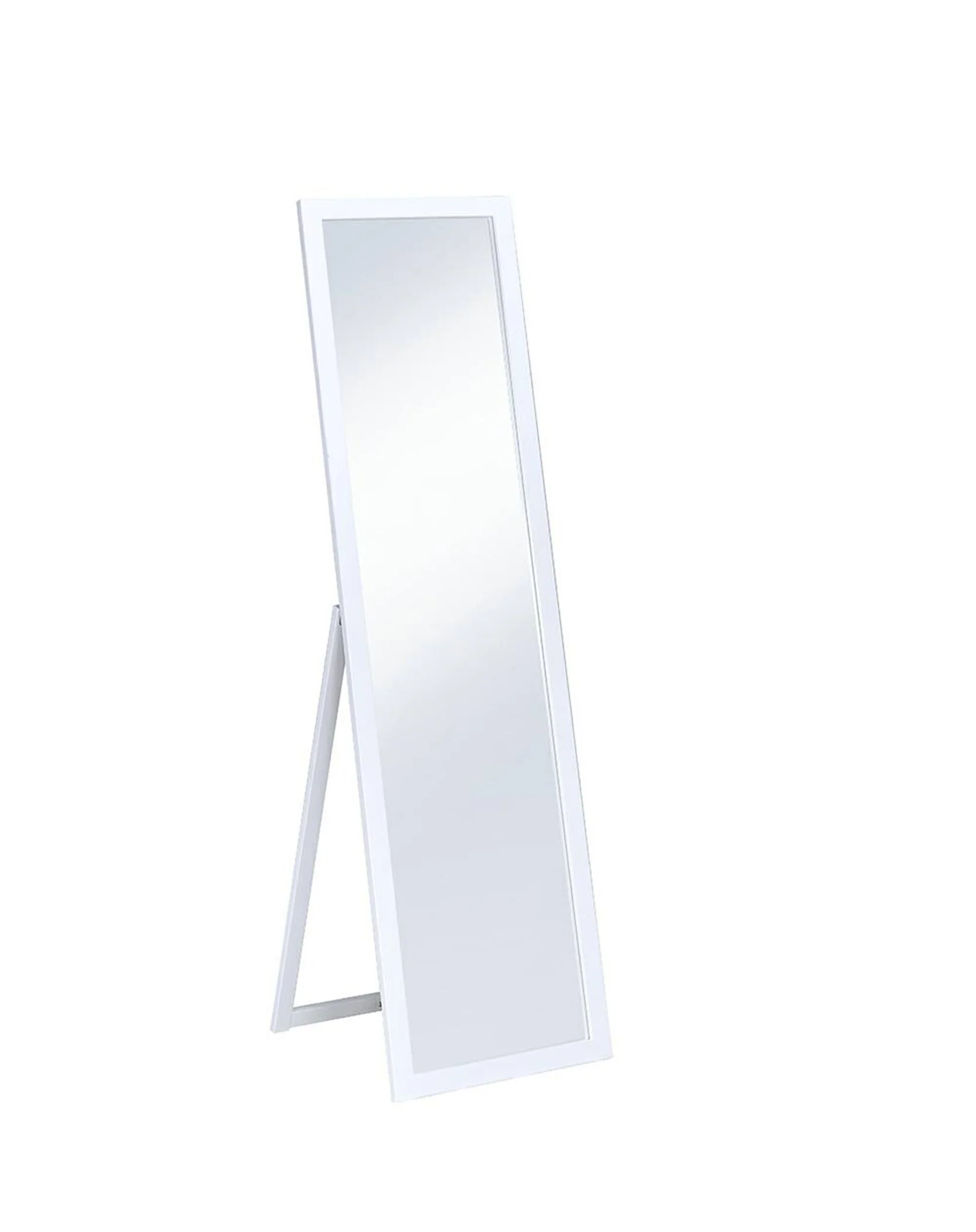 Walnut Finish Full Length Standing Mirror By Homeroots - Image 5
