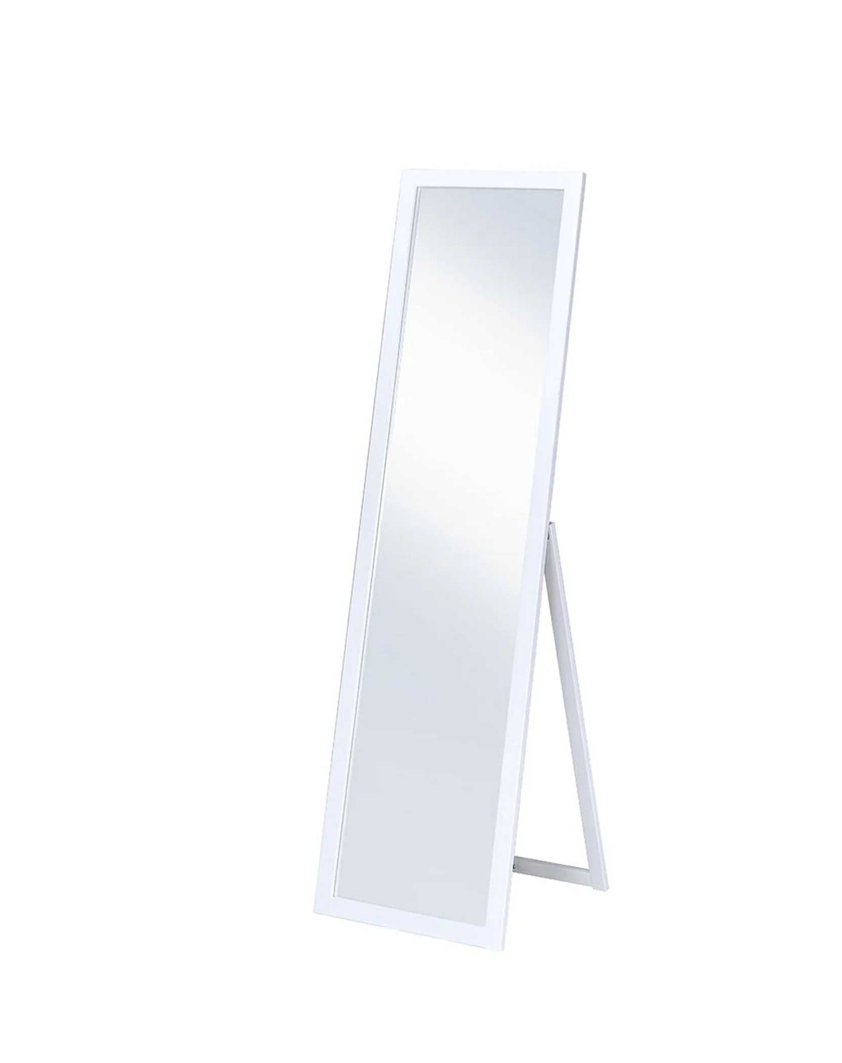 Walnut Finish Full Length Standing Mirror By Homeroots - Image 7