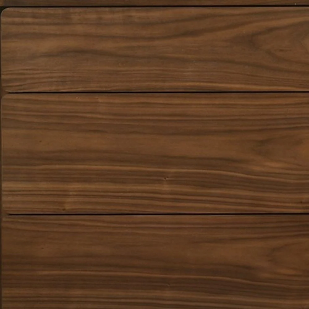 Walnut Solid Wood Six Drawer Double Dresser By Homeroots - Image 4