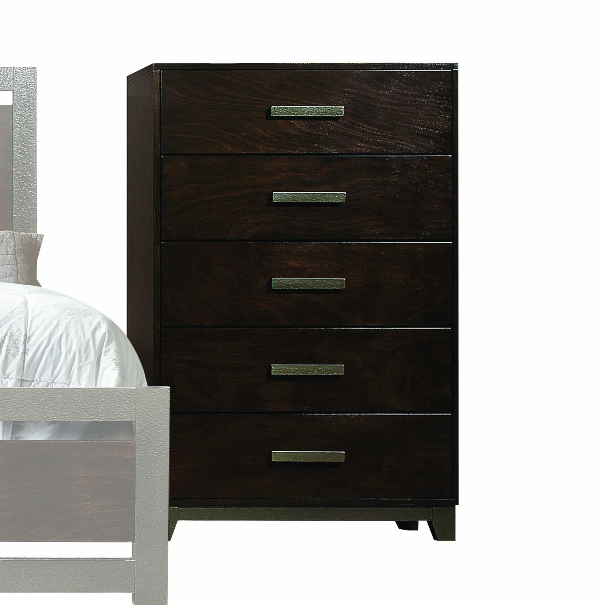 Walnut Wood Chest By Homeroots - 348193 - Image 2