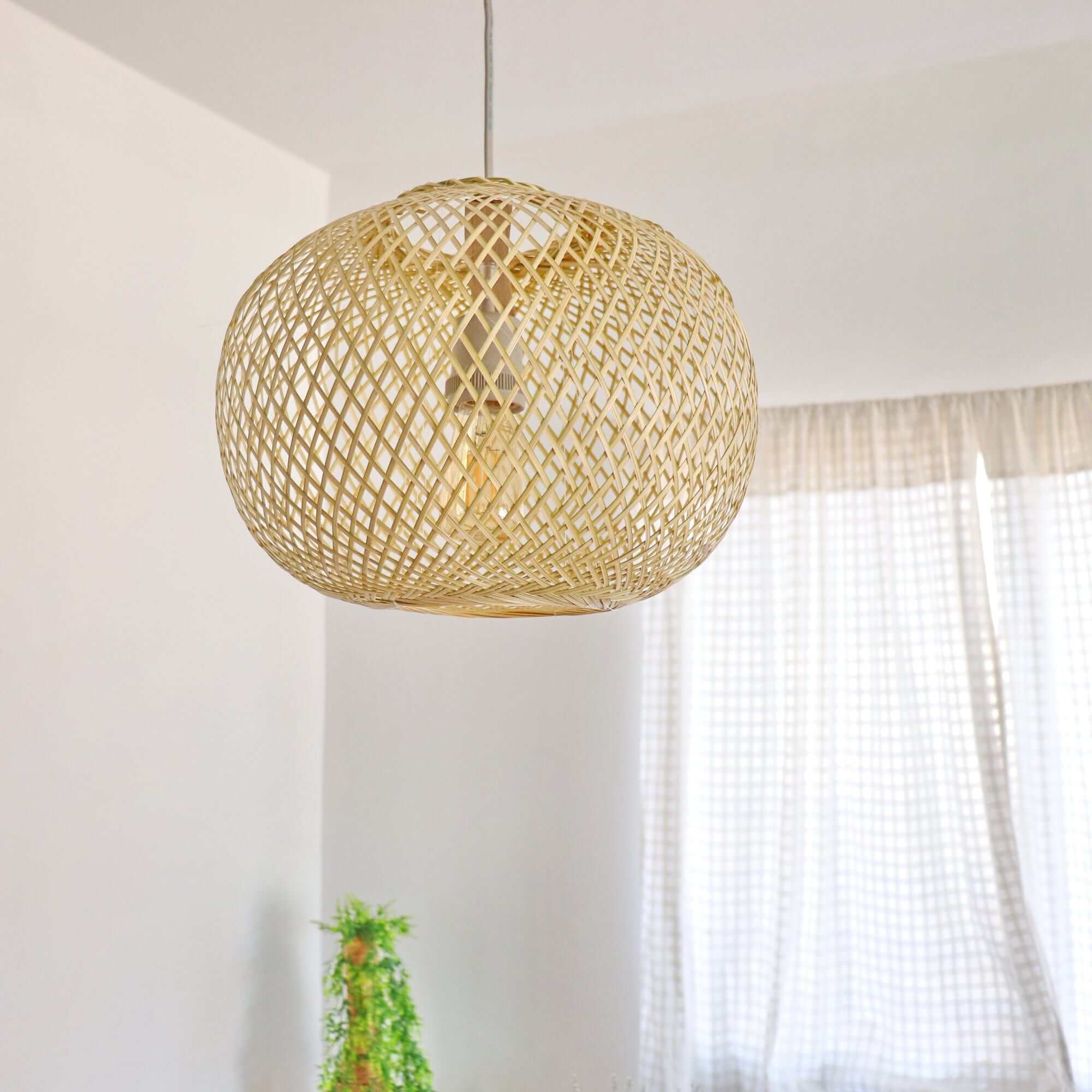 Wan - Bamboo Pendant Light (20 Cm) By Thaihome - Image 2