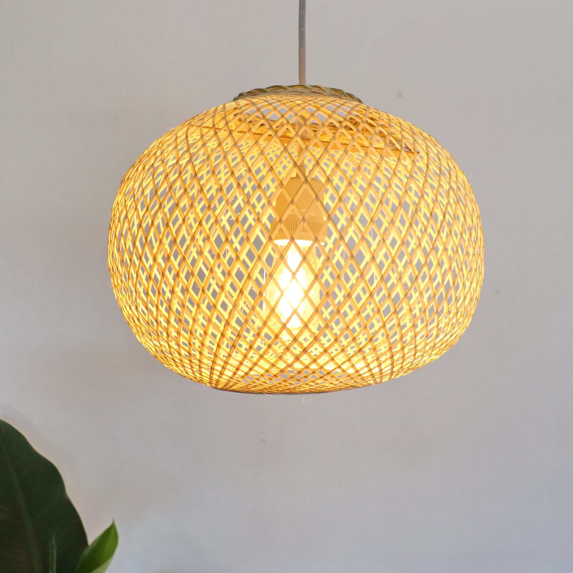 Wan - Bamboo Pendant Light (20 Cm) By Thaihome - Image 4