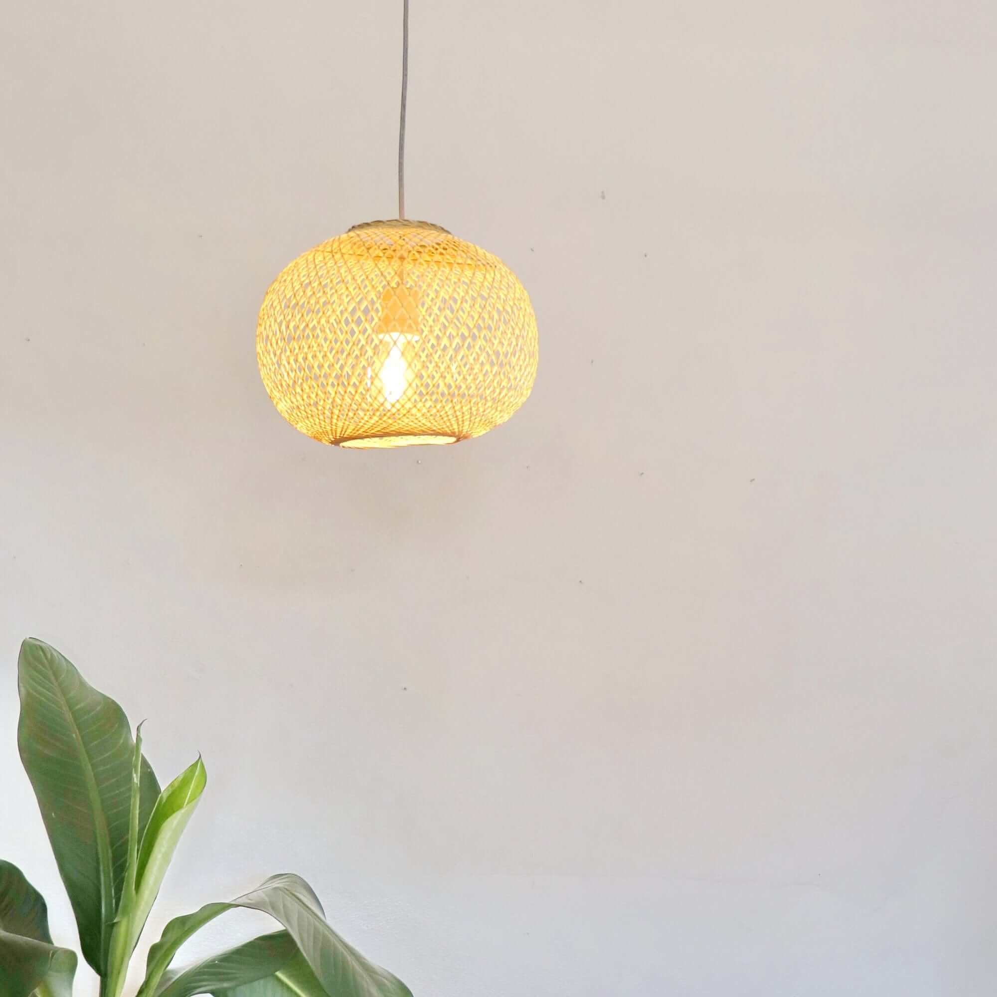 Wan - Bamboo Pendant Light (20 Cm) By Thaihome - Image 5