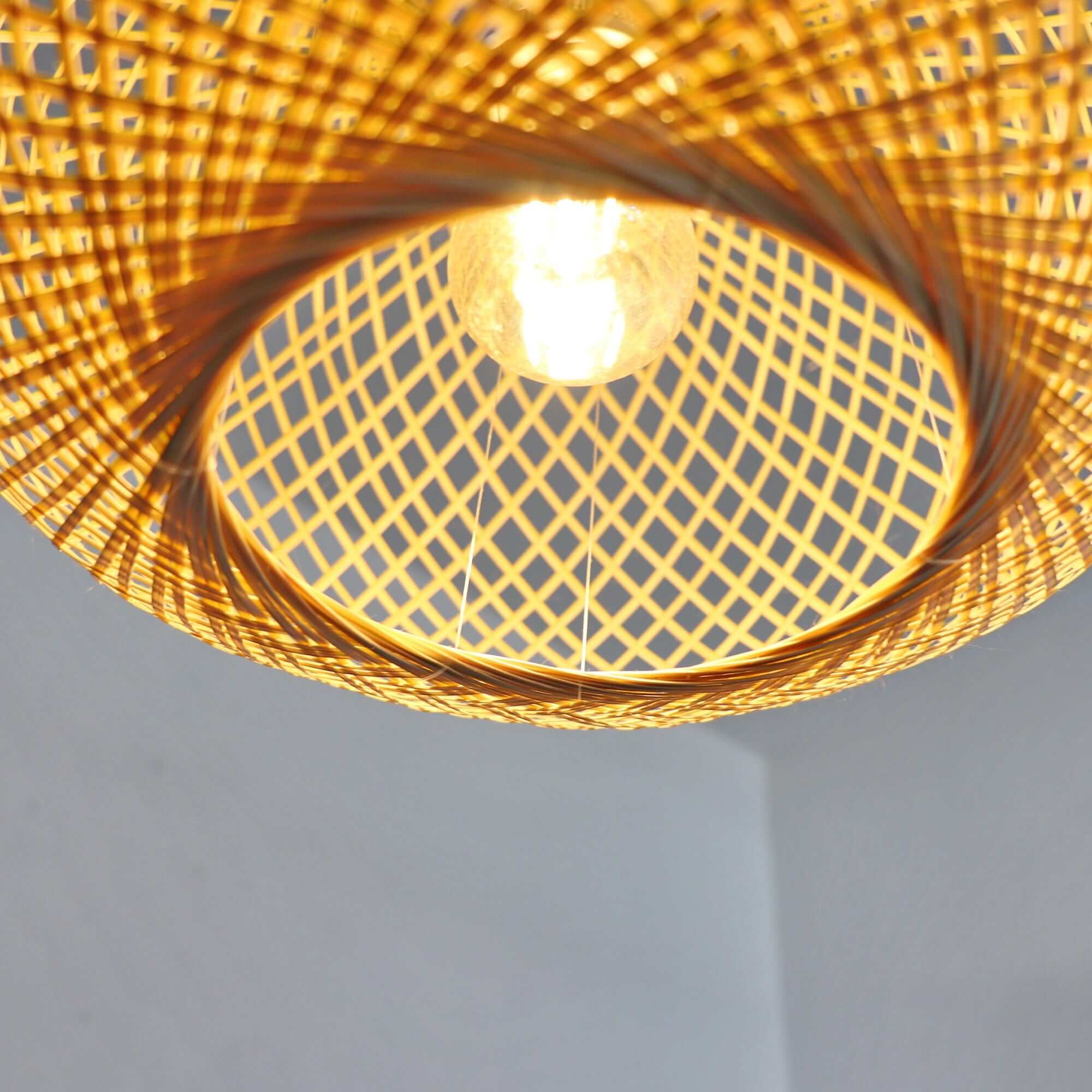 Wan - Bamboo Pendant Light (20 Cm) By Thaihome - Image 7