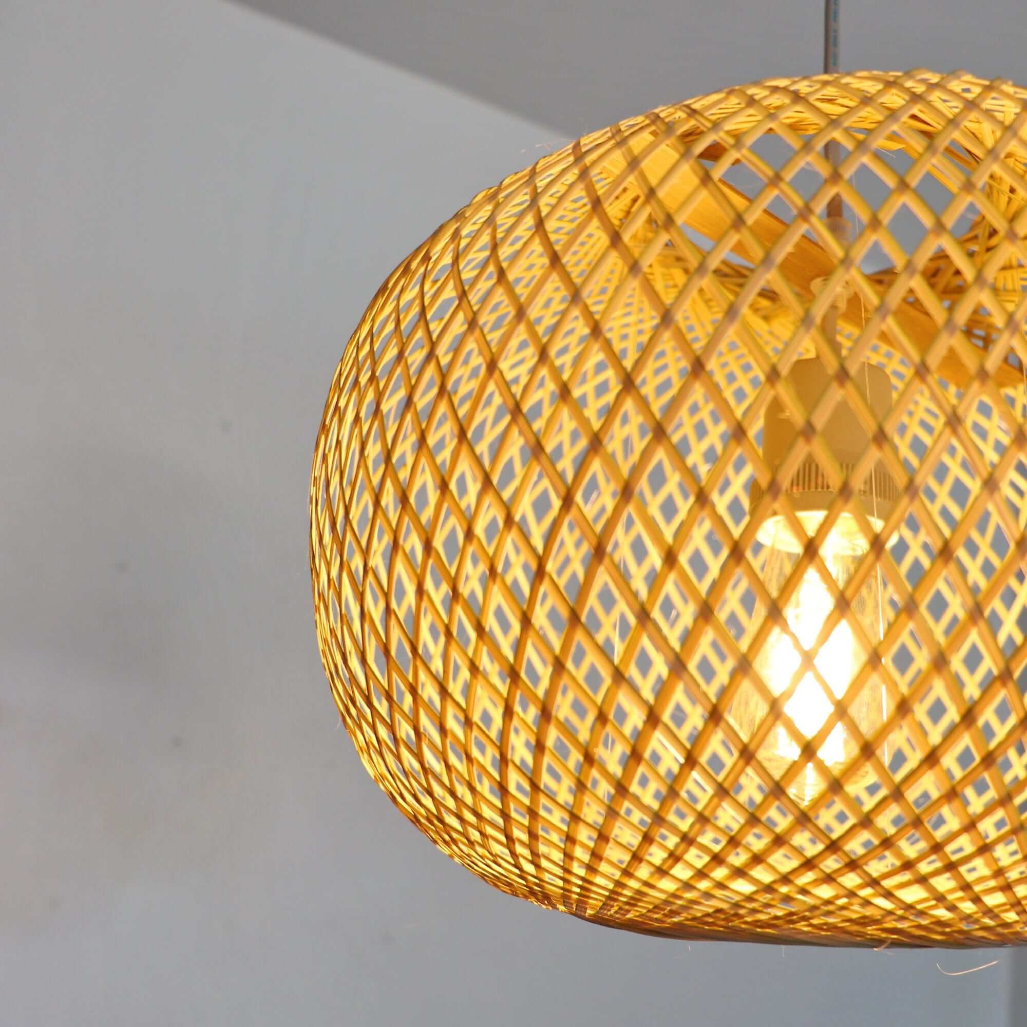 Wan - Bamboo Pendant Light (20 Cm) By Thaihome - Image 8