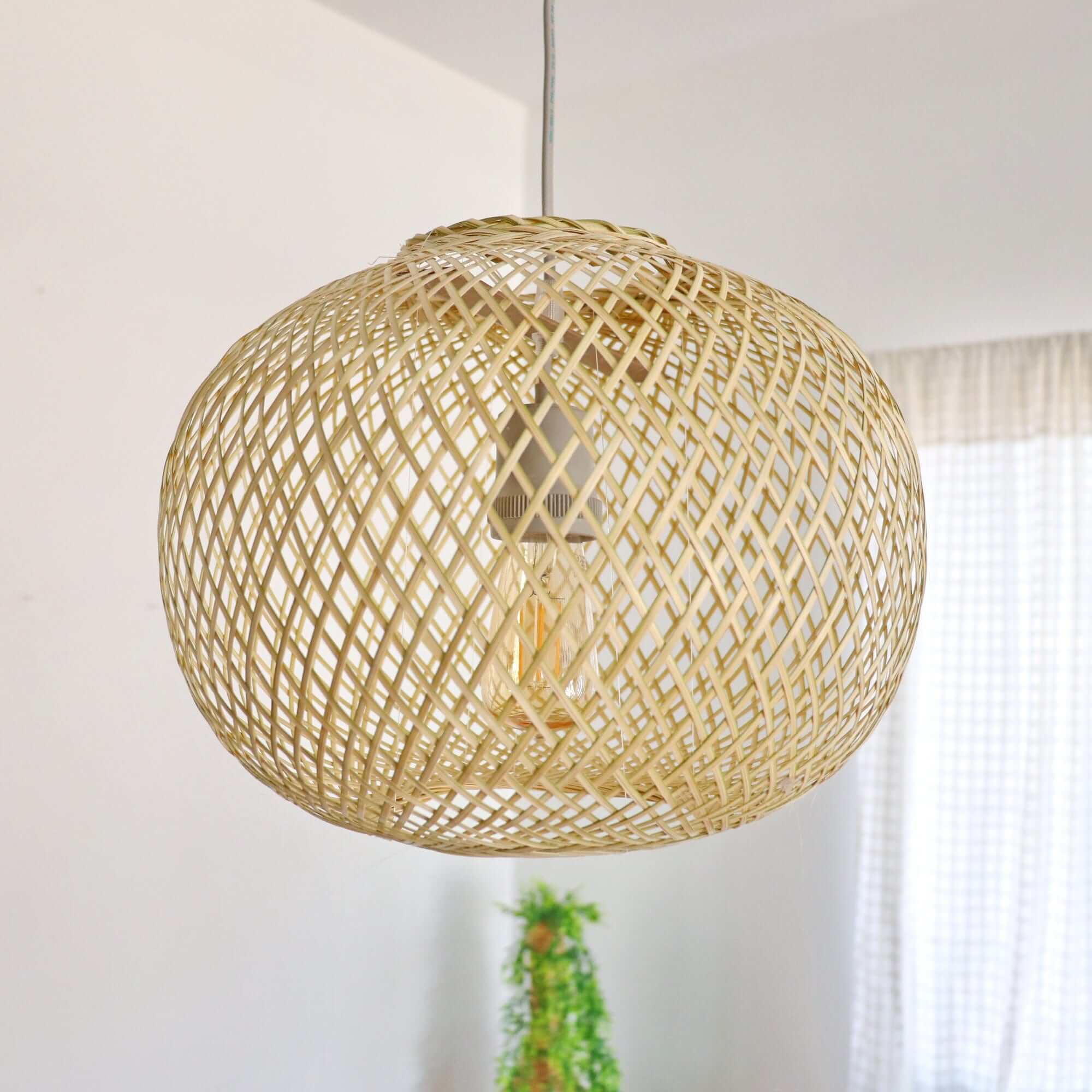 Wan - Bamboo Pendant Light (20 Cm) By Thaihome - Image 9
