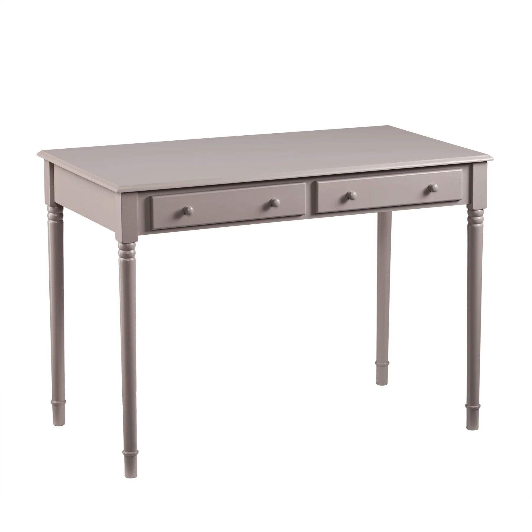 Warm Gray Writing Desk By Homeroots - Image 3