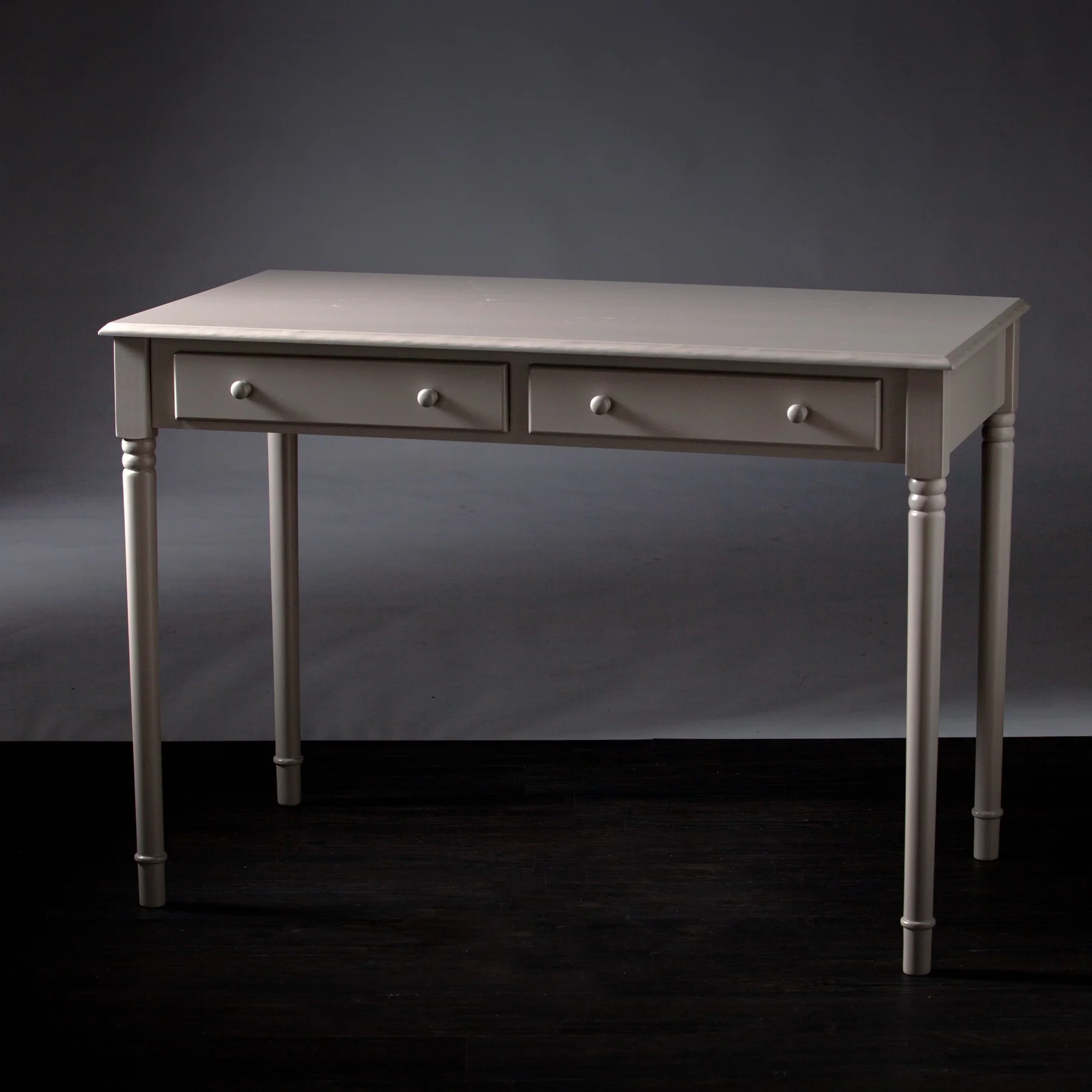 Warm Gray Writing Desk By Homeroots - Image 5