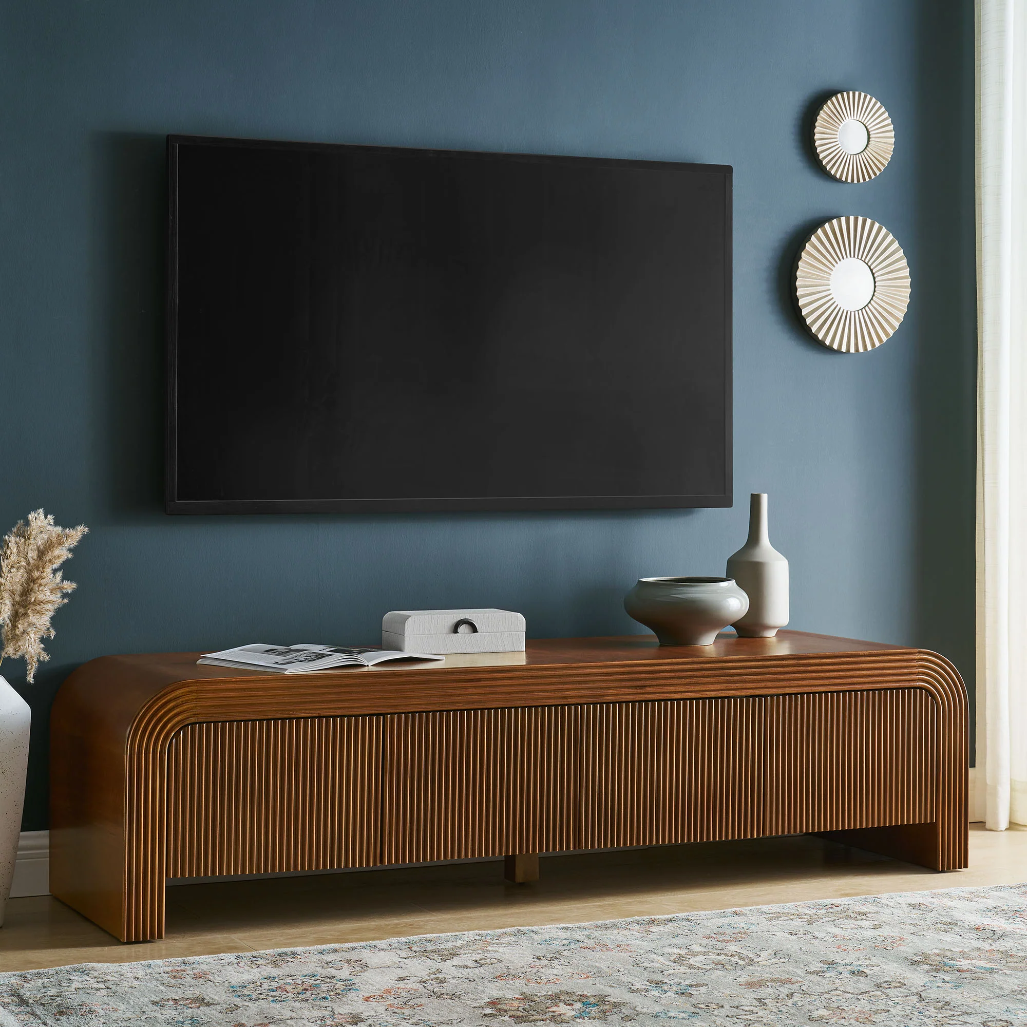 Waterflute 68" Fluted TV Stand by Modway - Image 16