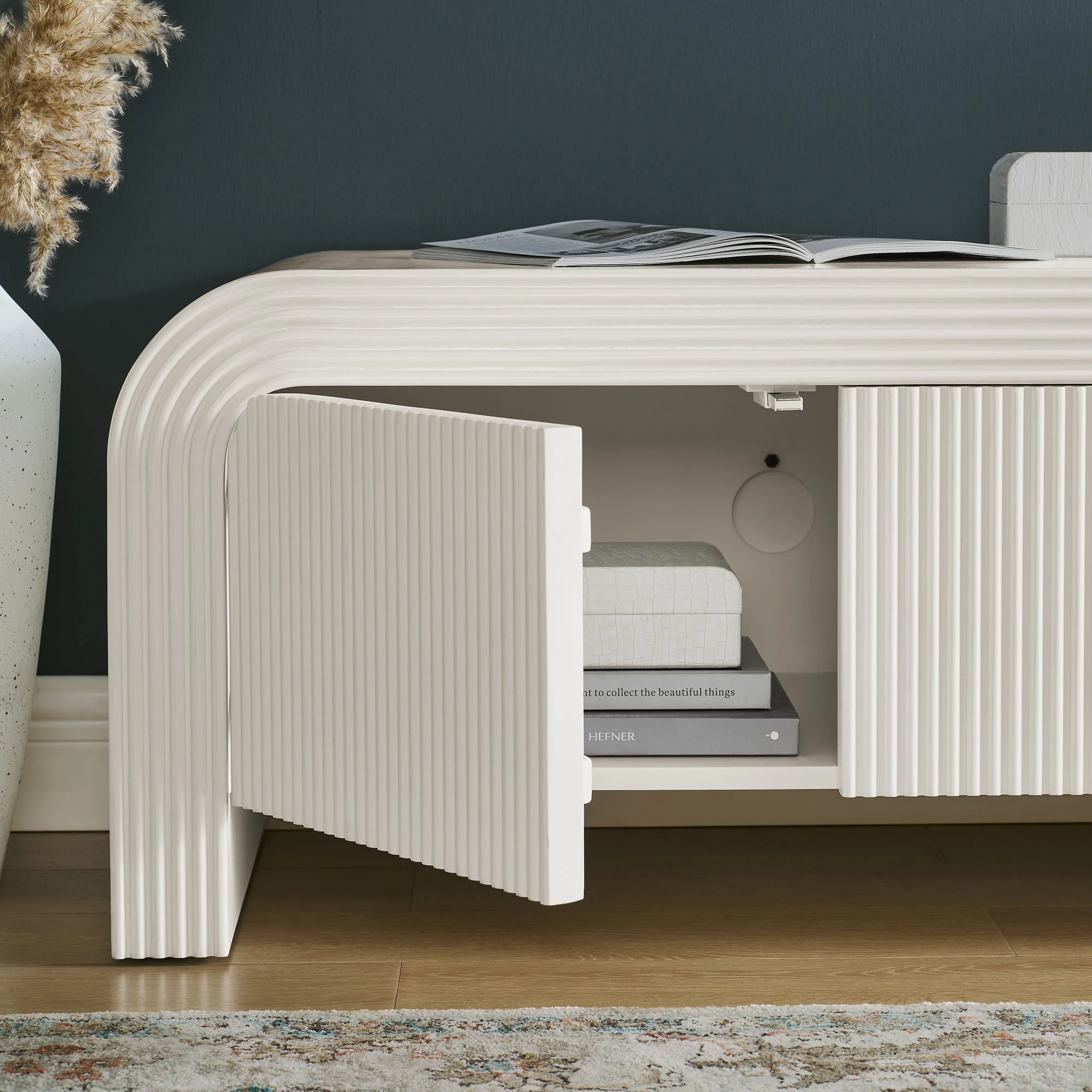 Waterflute 68" Fluted TV Stand by Modway - Image 7
