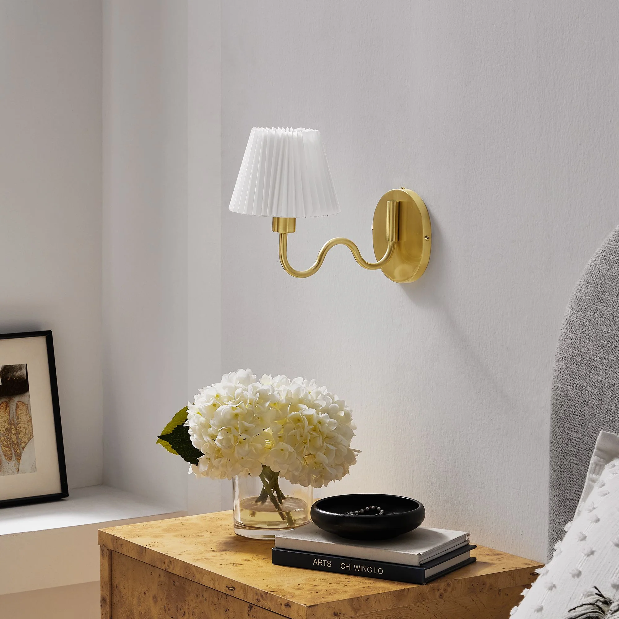 Wave Squiggle Arm Wall Sconce by Modway - Image 12