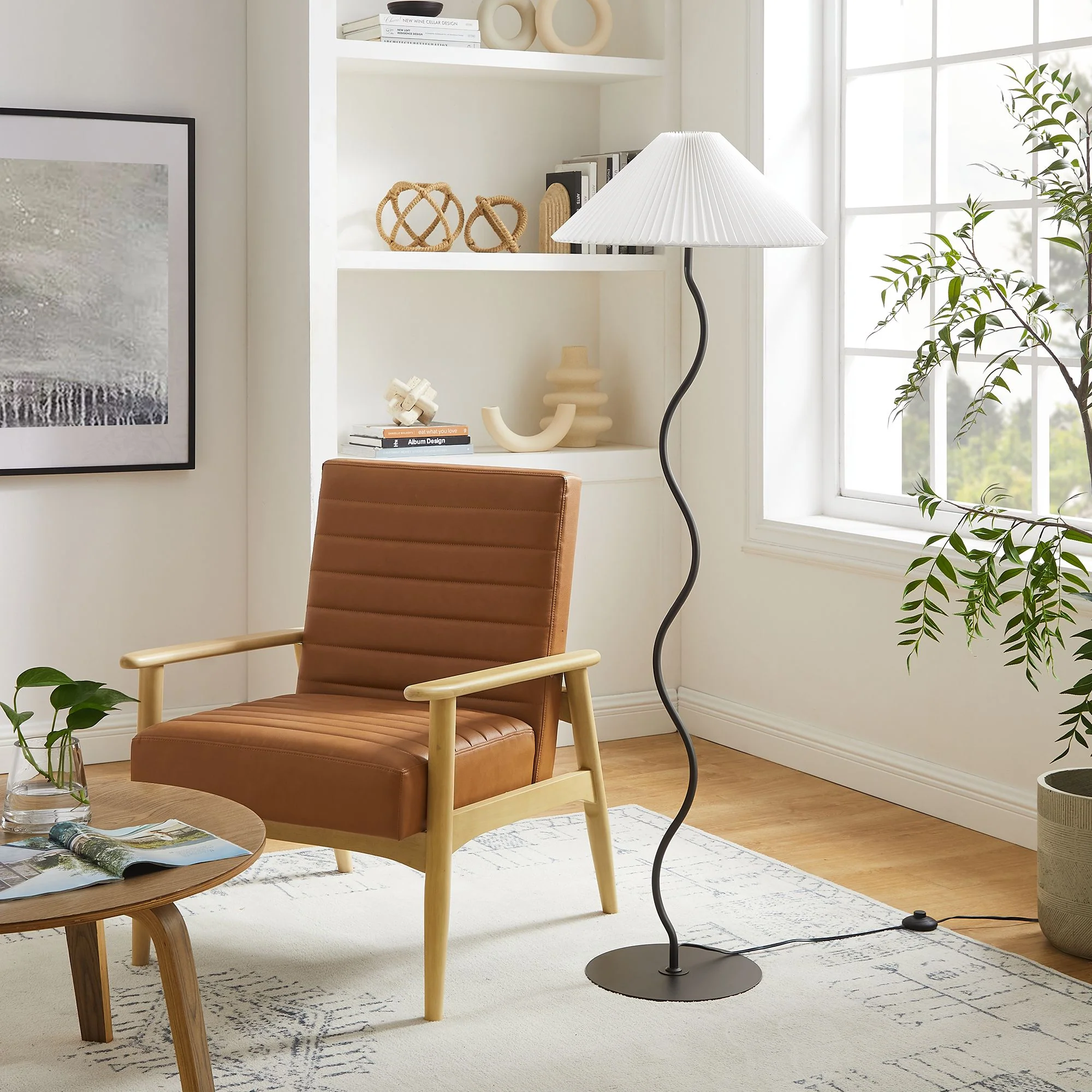 Wave Squiggle Floor Lamp by Modway - Image 6
