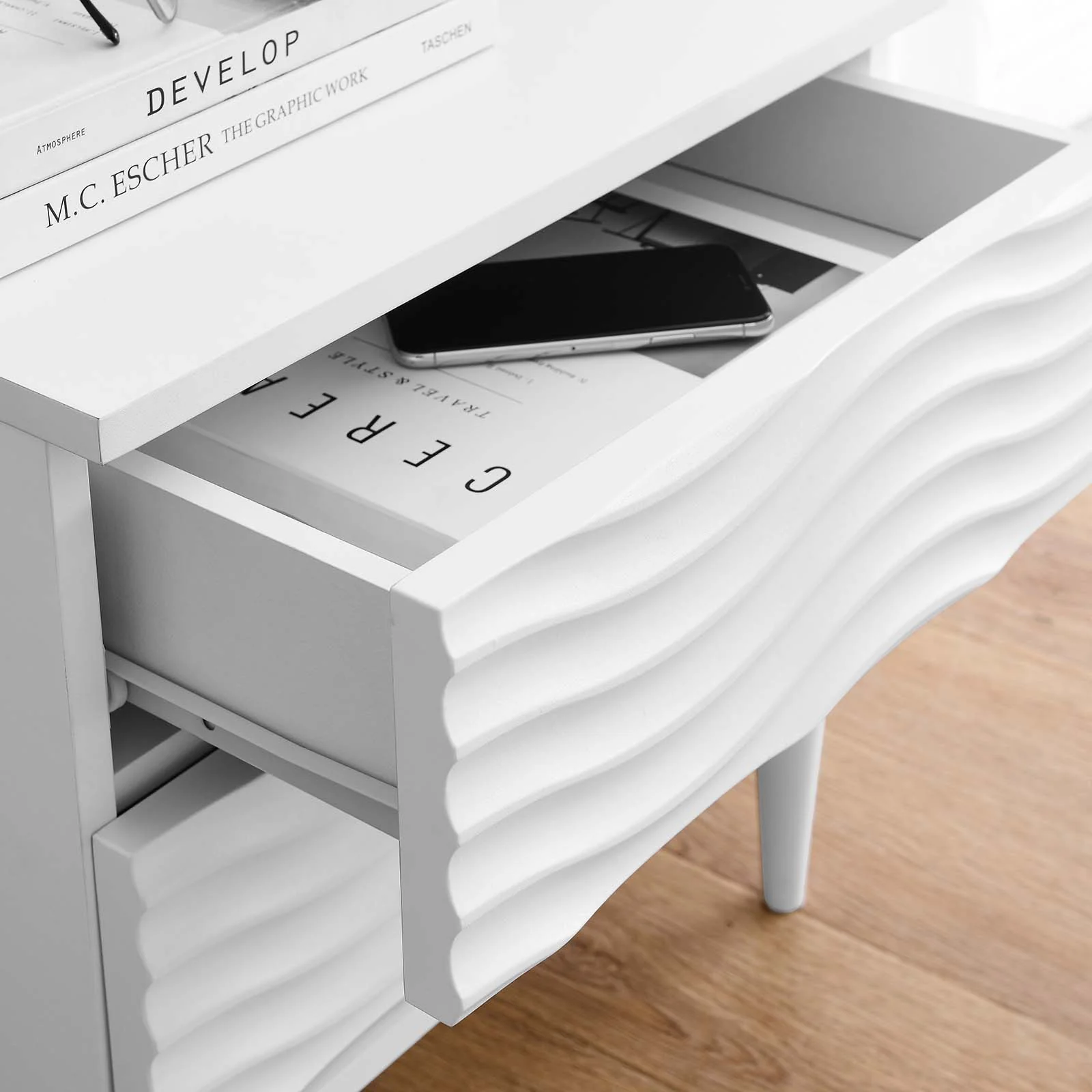 Wavelet 2-Drawer Nightstand By Modway - MOD-7079 - Image 8