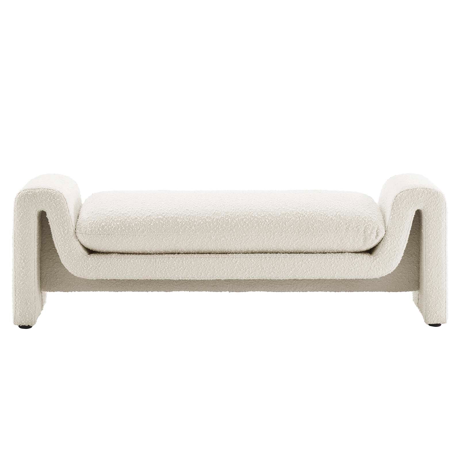 Waverly Boucle Fabric Bench By Modway - EEI-6379 - Image 11