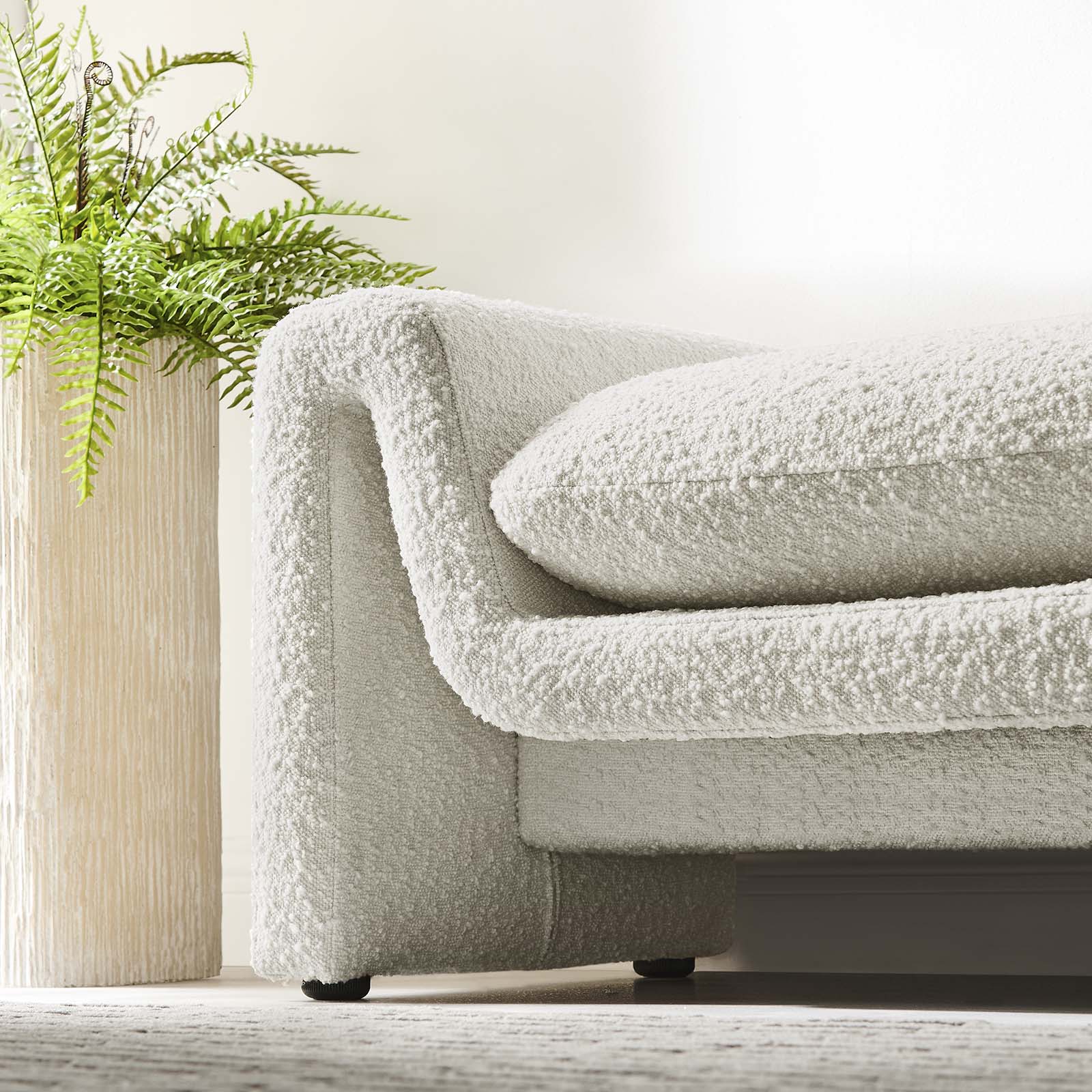 Waverly Boucle Fabric Bench By Modway - EEI-6379 - Image 15