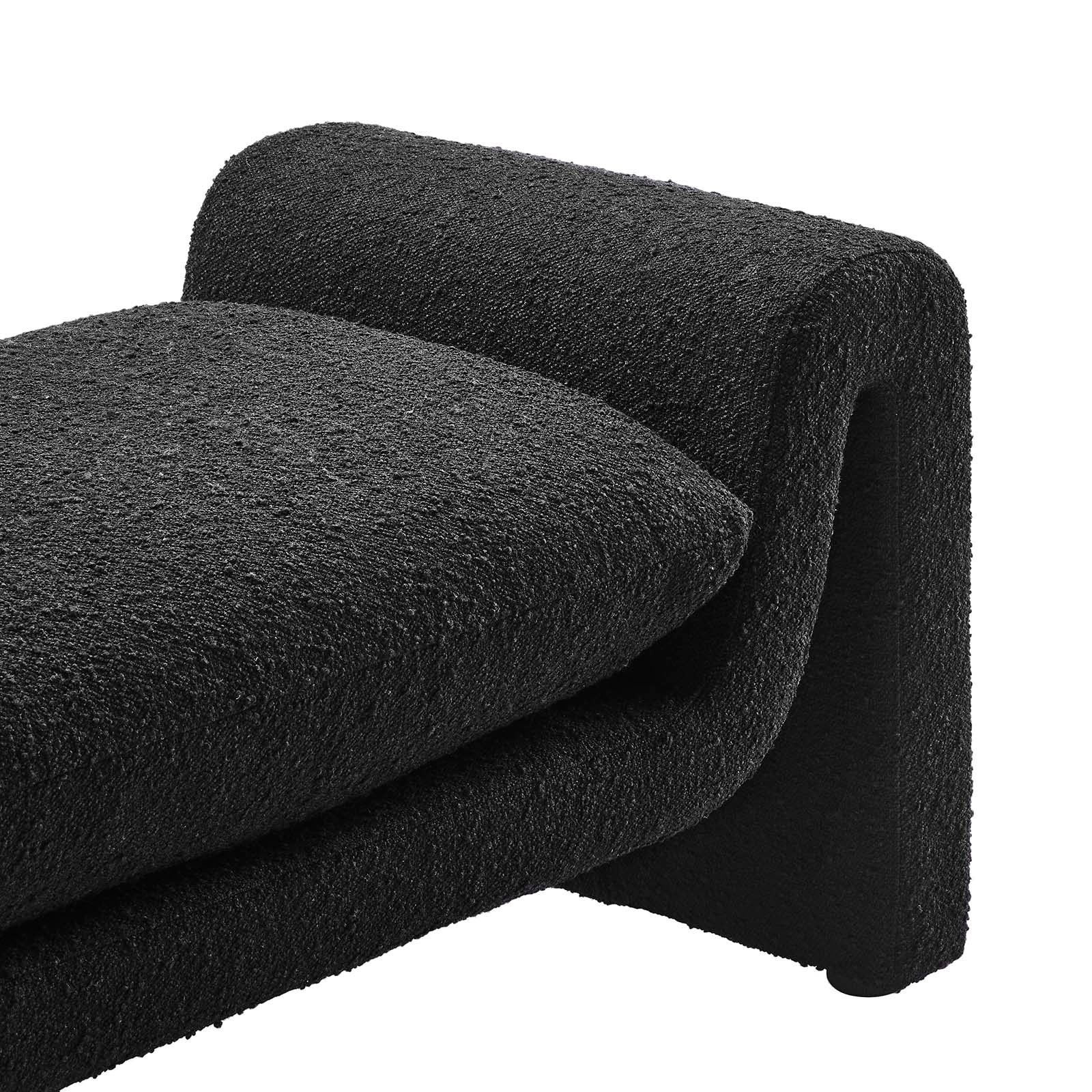 Waverly Boucle Fabric Bench By Modway - EEI-6379 - Image 5
