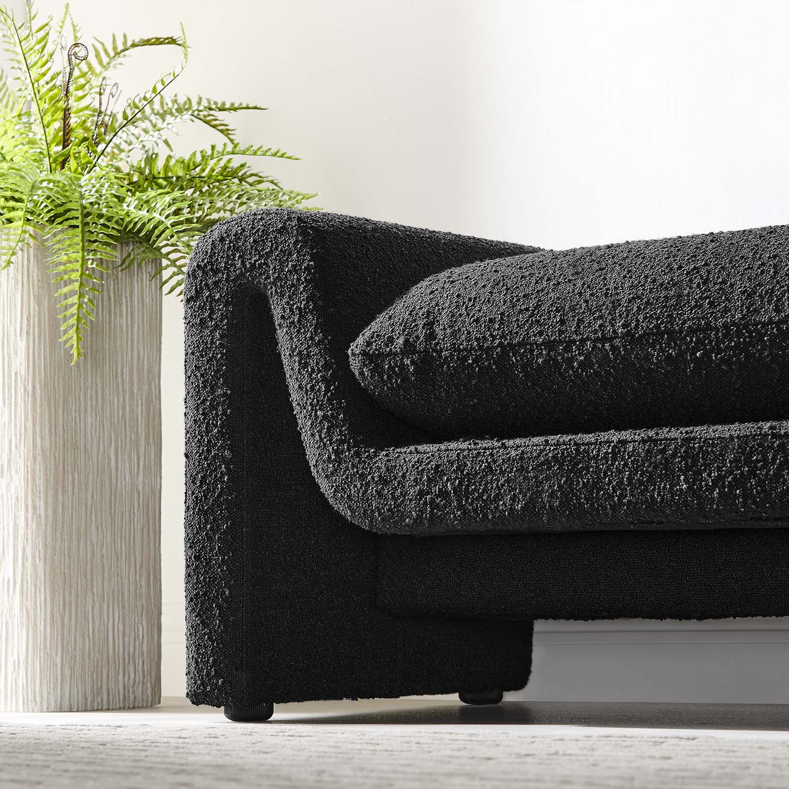 Waverly Boucle Fabric Bench By Modway - EEI-6379 - Image 8