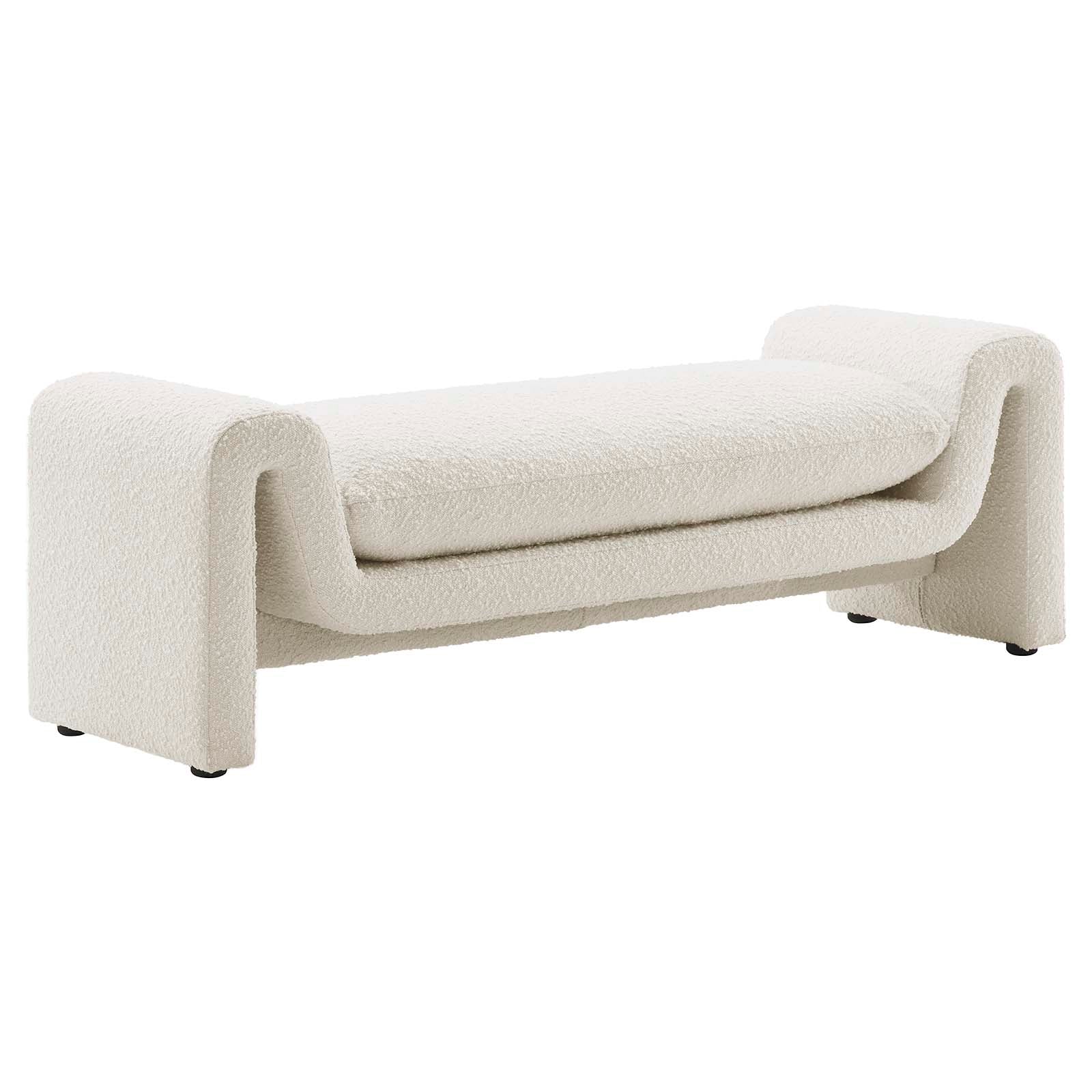 Waverly Boucle Fabric Bench By Modway - EEI-6379 - Image 9