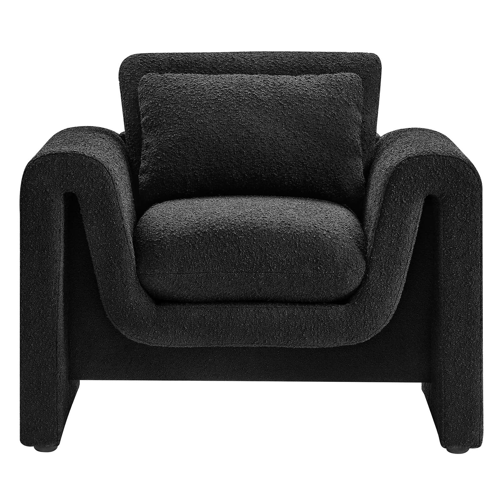 Waverly Boucle Upholstered Armchair By Modway - EEI-6575 - Image 5