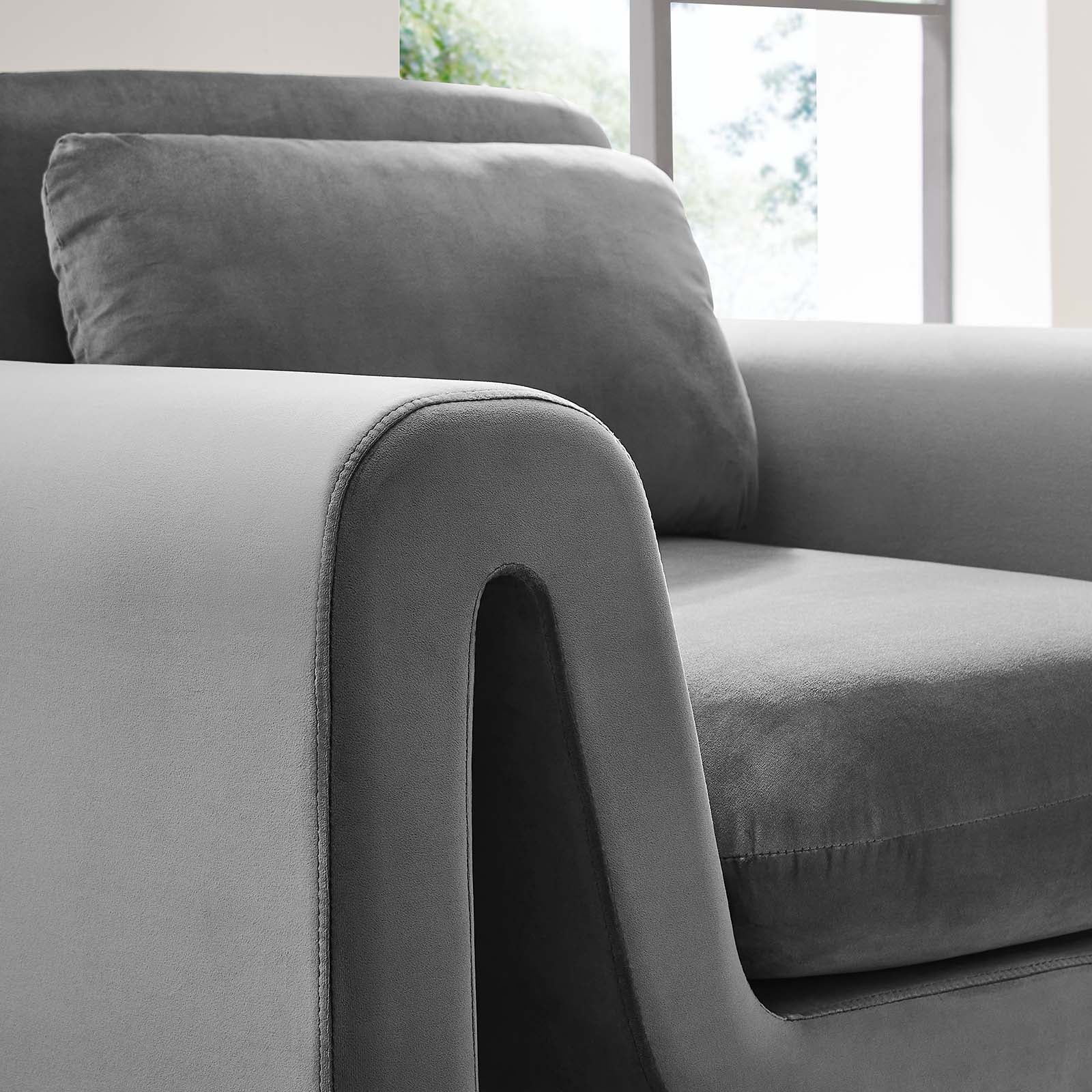 Waverly Performance Velvet Armchair By Modway - EEI-6576 - Image 9