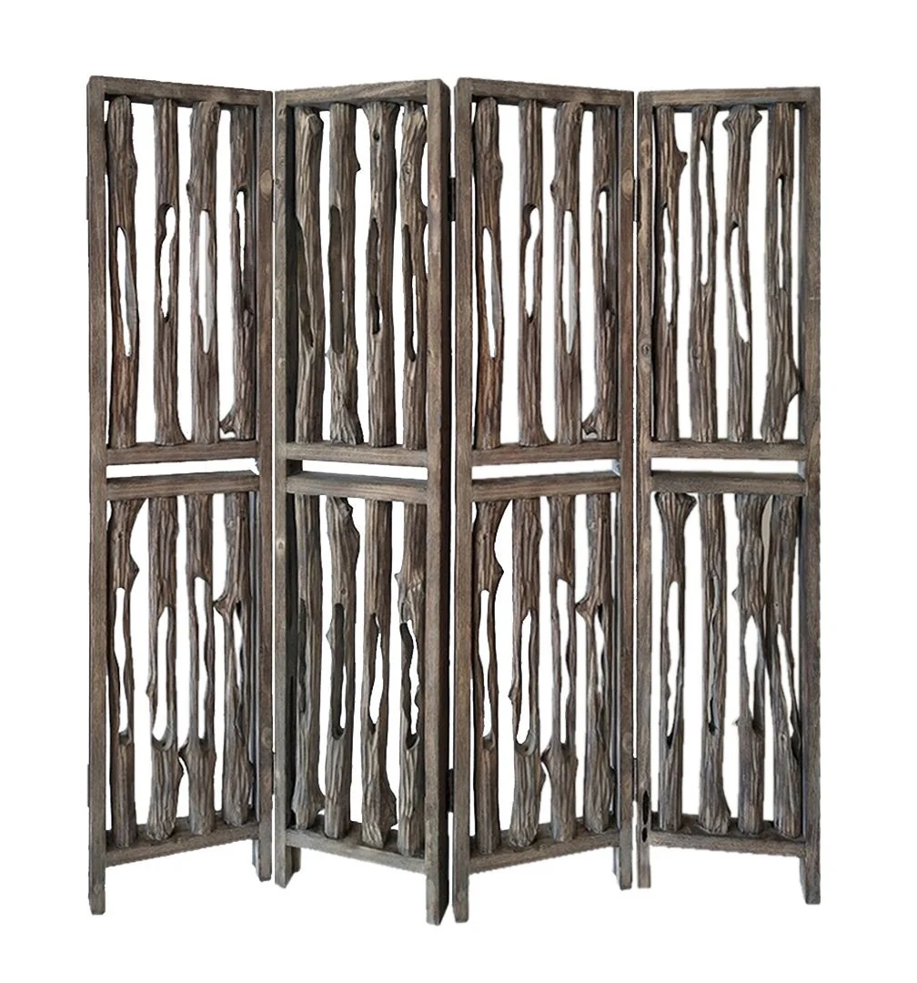 Weathered Brown, Wood, Wrightwood - Screen By Homeroots - 342774 - Image 3