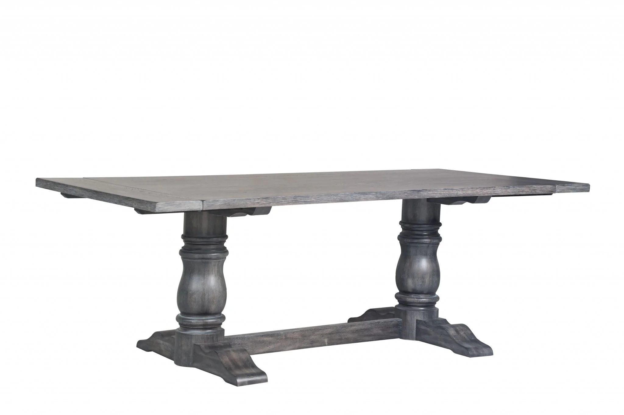 Weathered Gray Dining Table By Homeroots - Image 2