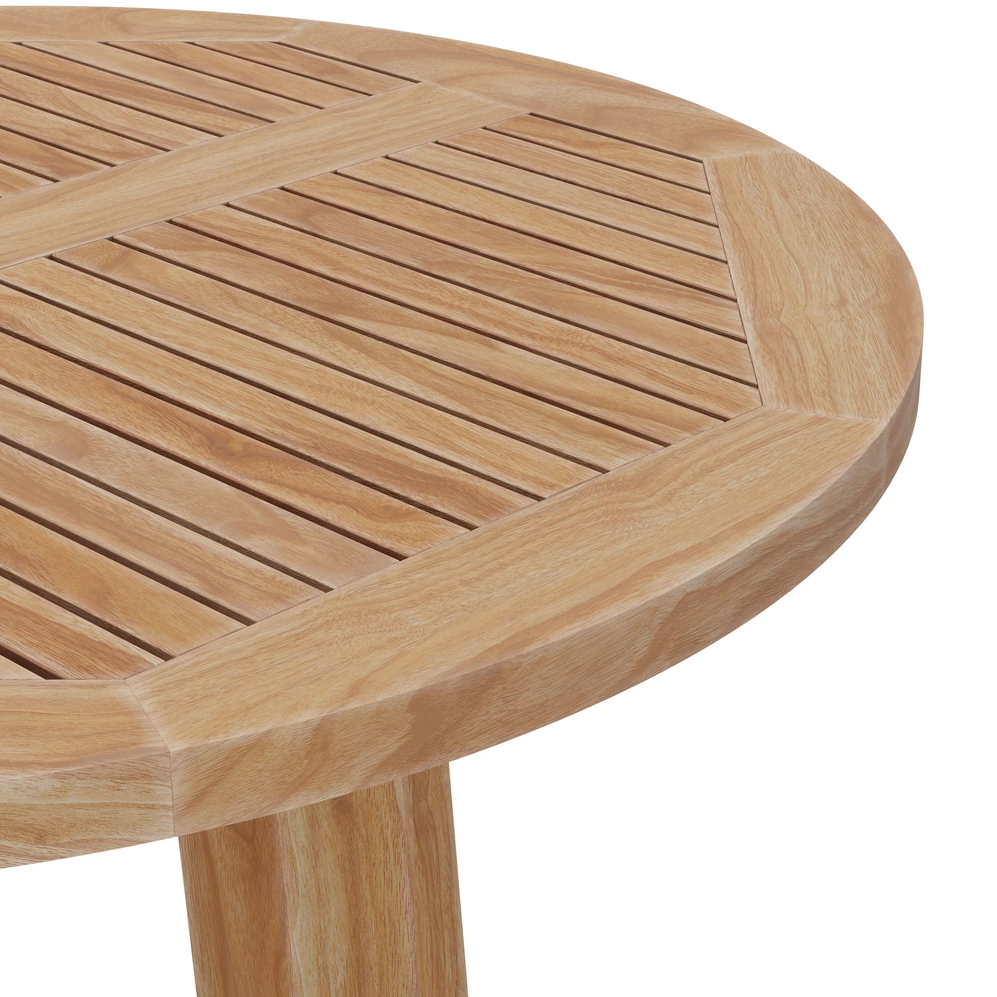 Wellspring 36" Outdoor Patio Teak Wood Bar Table by Modway - Image 4