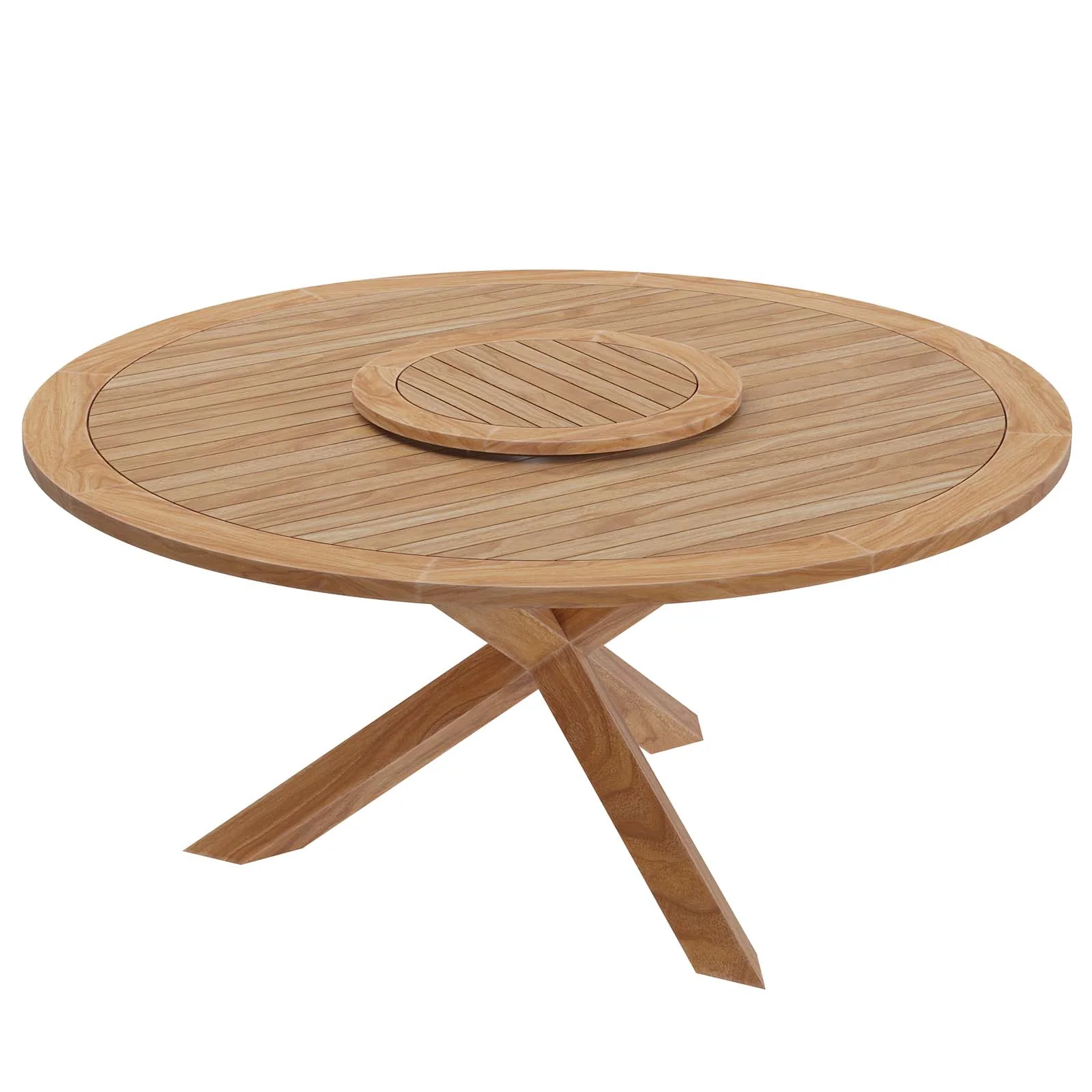 Wellspring 5-Piece Outdoor Patio Teak Wood Dining Set By Modway - EEI-6118 - Image 17