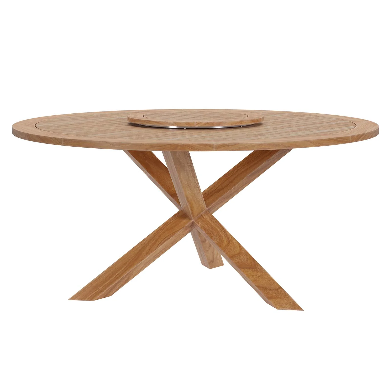 Wellspring 5-Piece Outdoor Patio Teak Wood Dining Set By Modway - EEI-6118 - Image 18