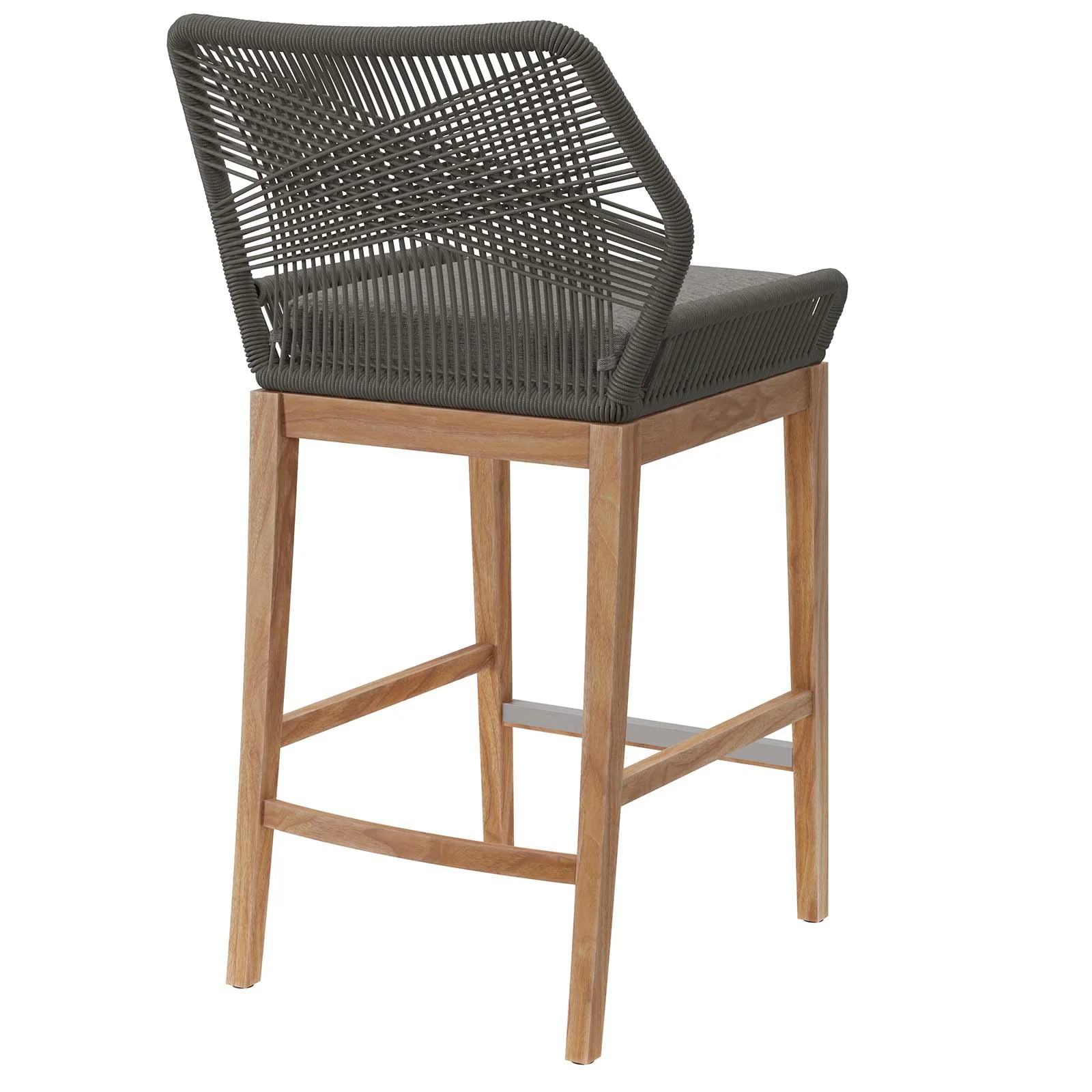 Wellspring Outdoor Patio Teak Wood Bar Stool By Modway - EEI-5746 - Image 10