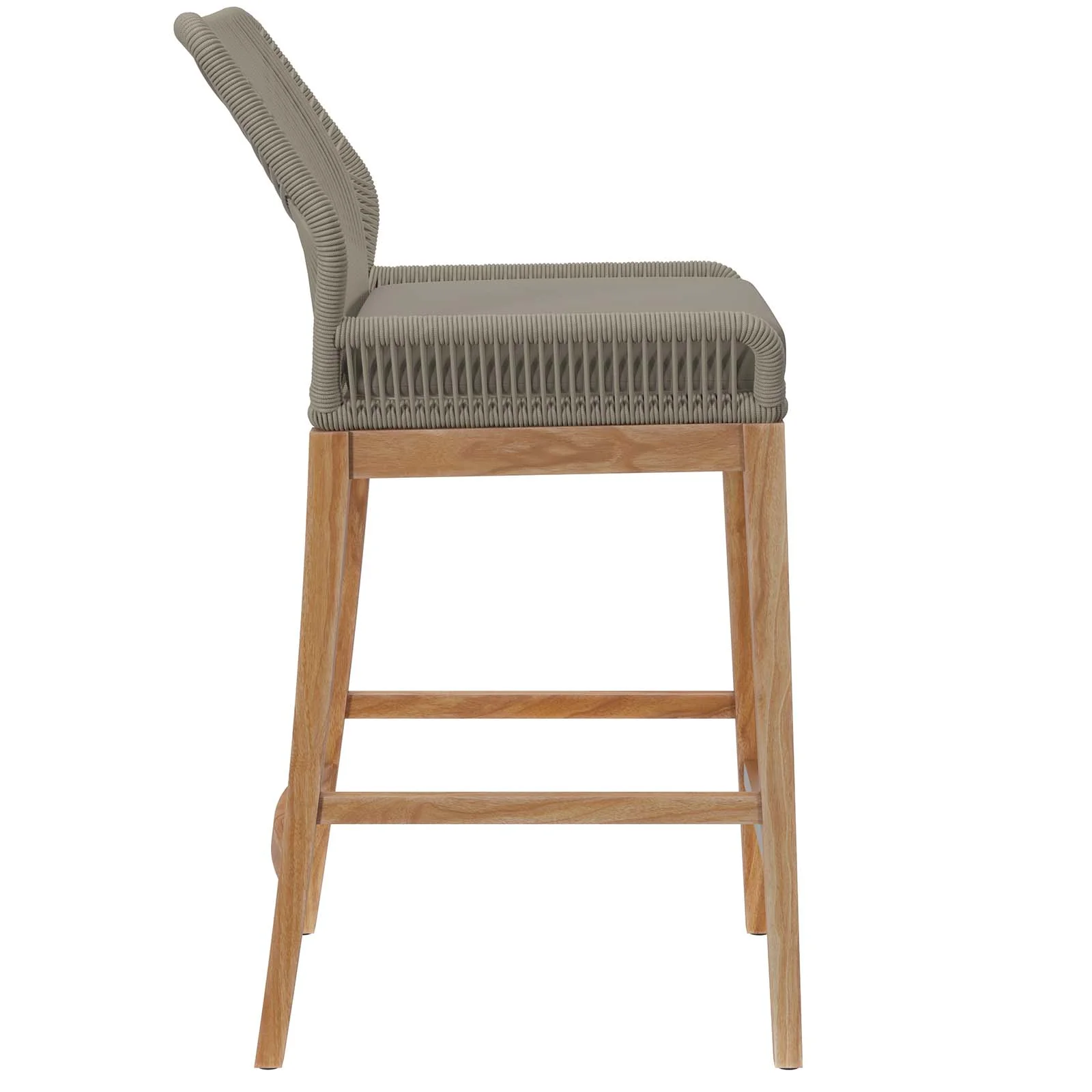Wellspring Outdoor Patio Teak Wood Bar Stool By Modway - EEI-5746 - Image 16