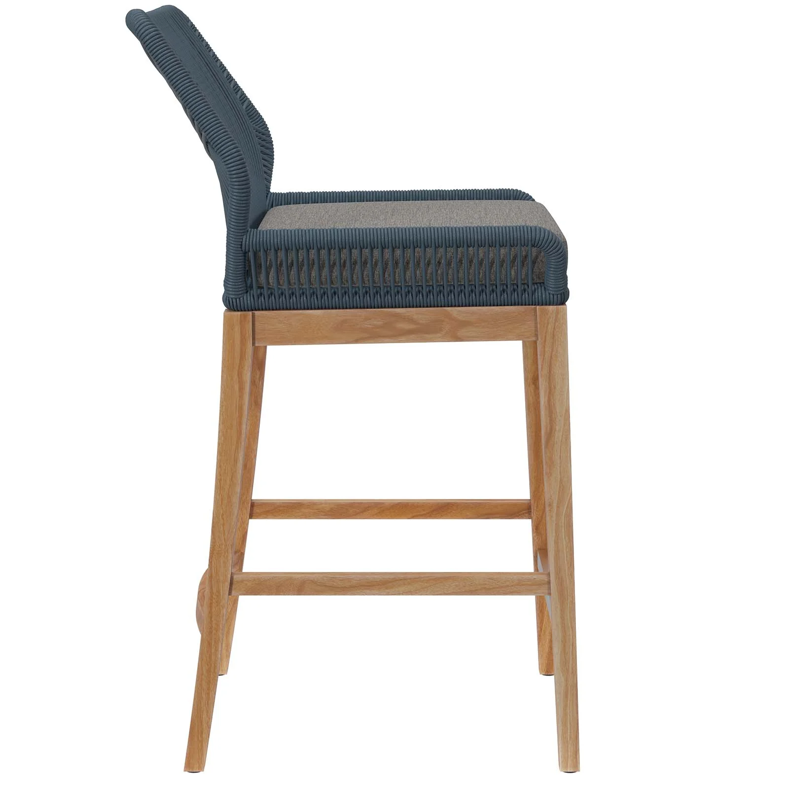 Wellspring Outdoor Patio Teak Wood Bar Stool By Modway - EEI-5746 - Image 3