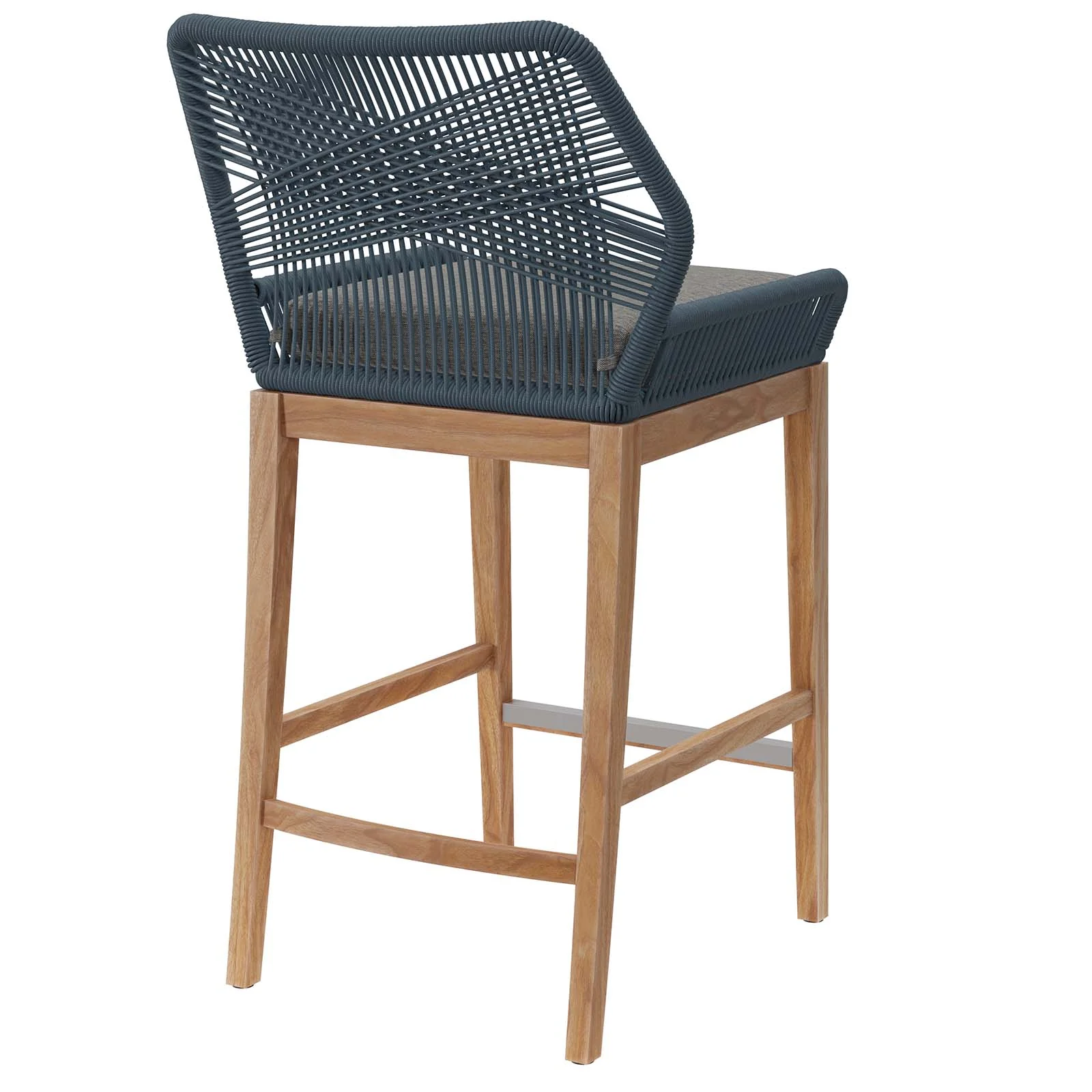 Wellspring Outdoor Patio Teak Wood Bar Stool By Modway - EEI-5746 - Image 4