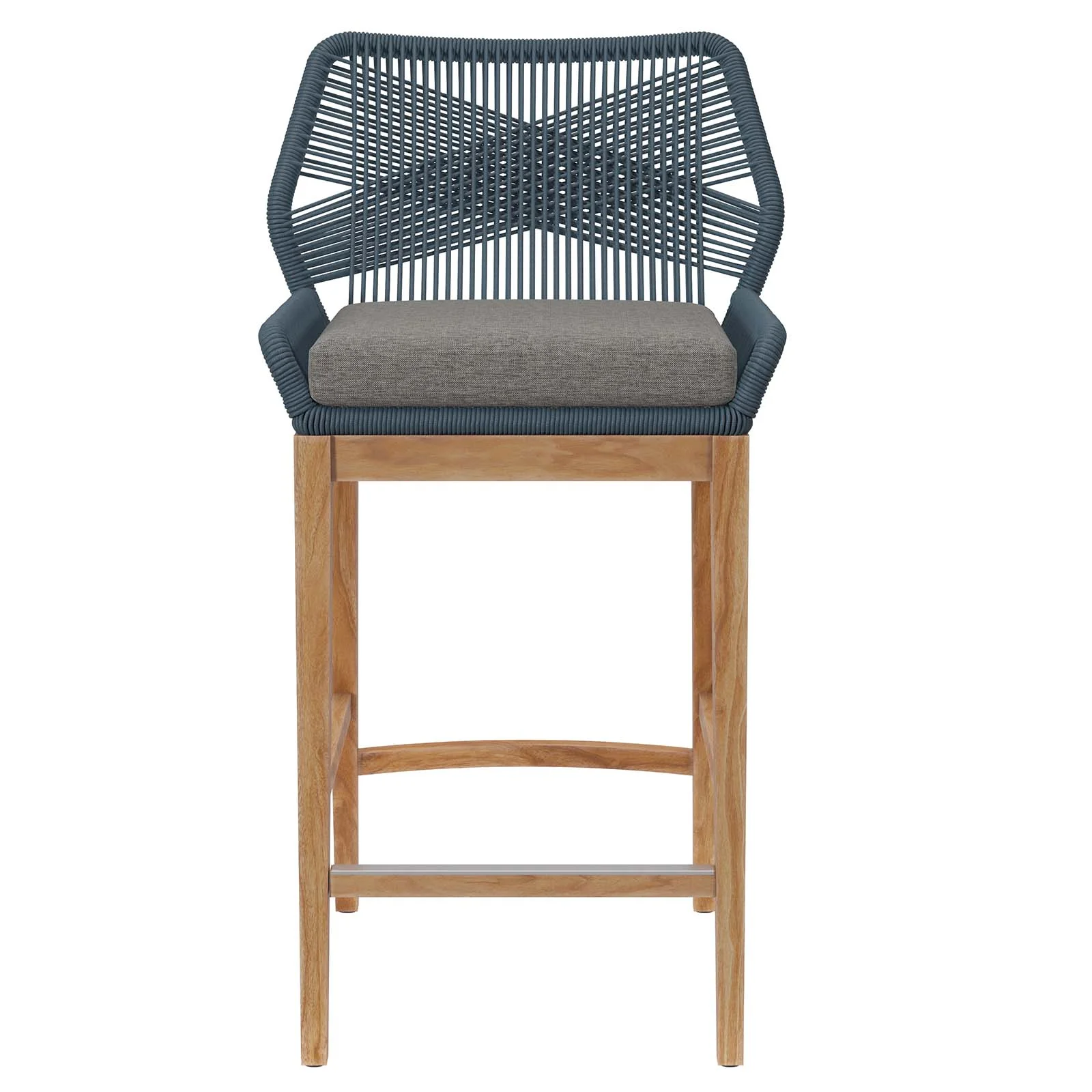 Wellspring Outdoor Patio Teak Wood Bar Stool By Modway - EEI-5746 - Image 5