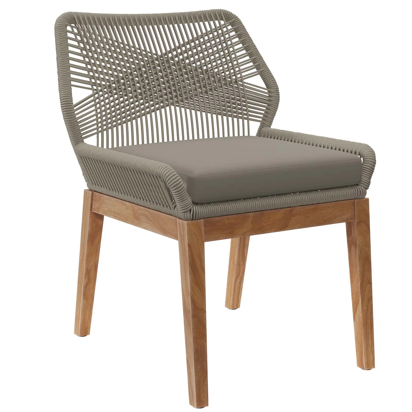 Wellspring Outdoor Patio Teak Wood Dining Chair By Modway - EEI-5747 - Image 15