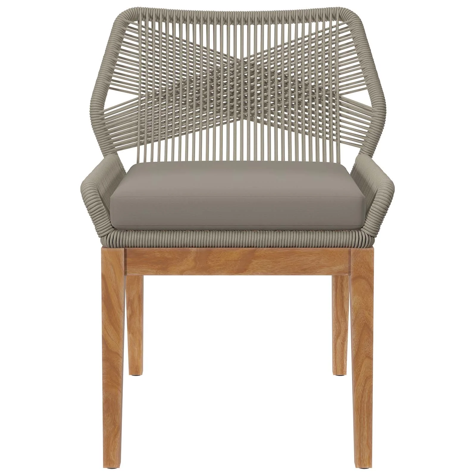 Wellspring Outdoor Patio Teak Wood Dining Chair By Modway - EEI-5747 - Image 18