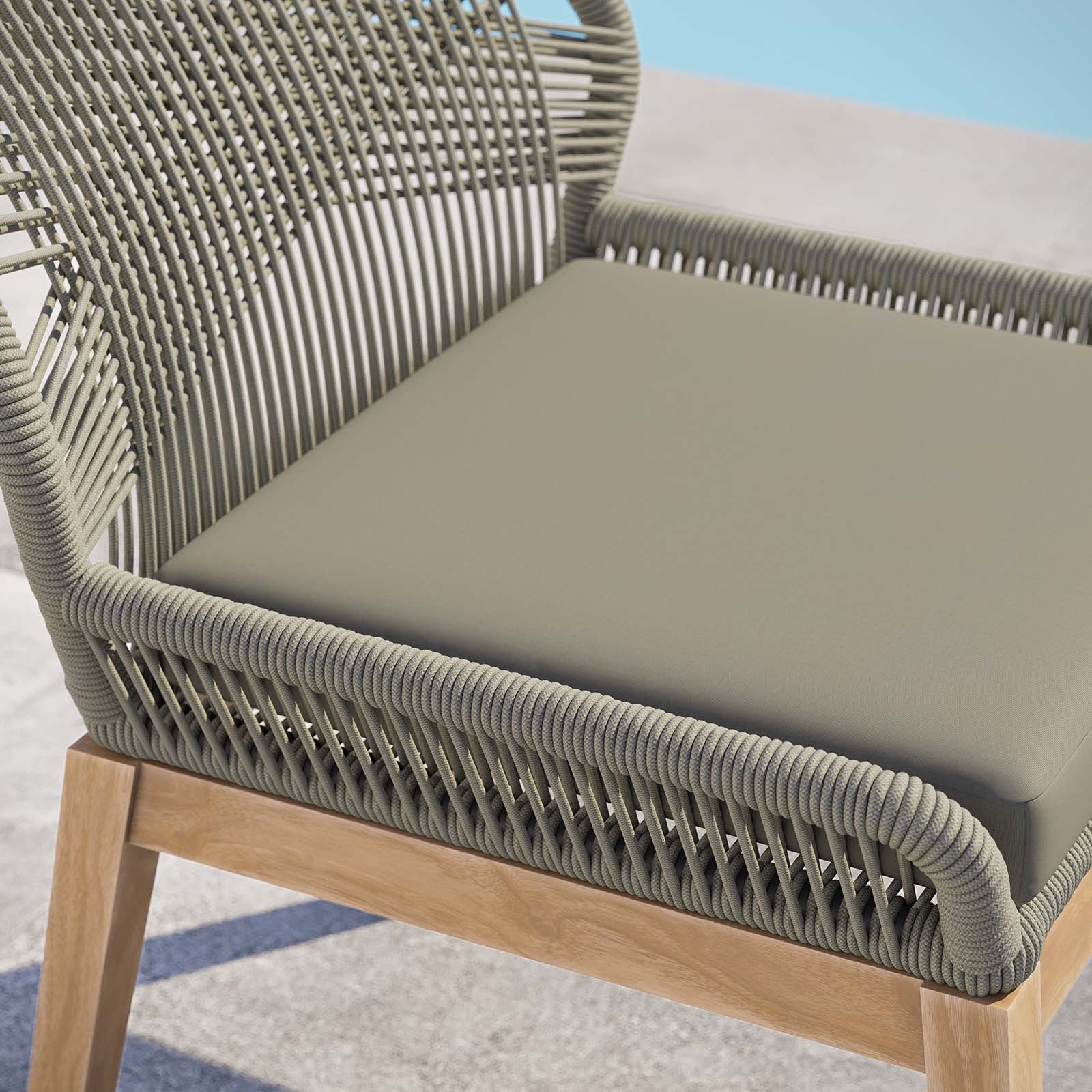 Wellspring Outdoor Patio Teak Wood Dining Chair By Modway - EEI-5747 - Image 20