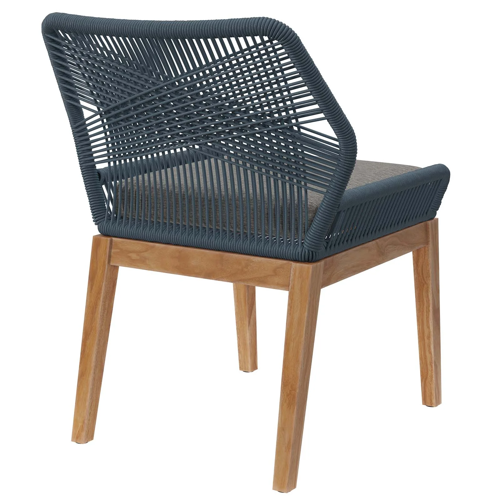 Wellspring Outdoor Patio Teak Wood Dining Chair By Modway - EEI-5747 - Image 4