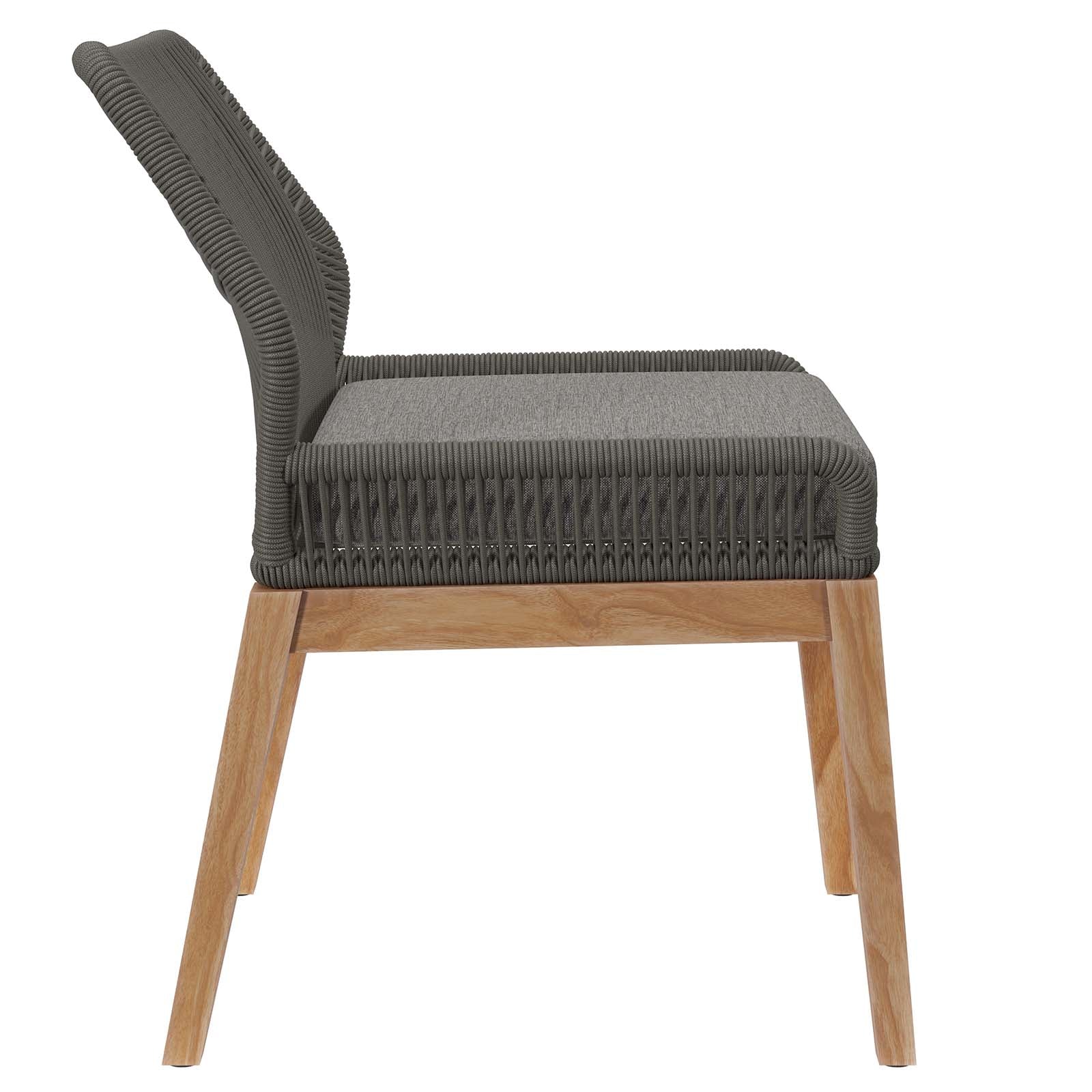 Wellspring Outdoor Patio Teak Wood Dining Chair By Modway - EEI-5747 - Image 9