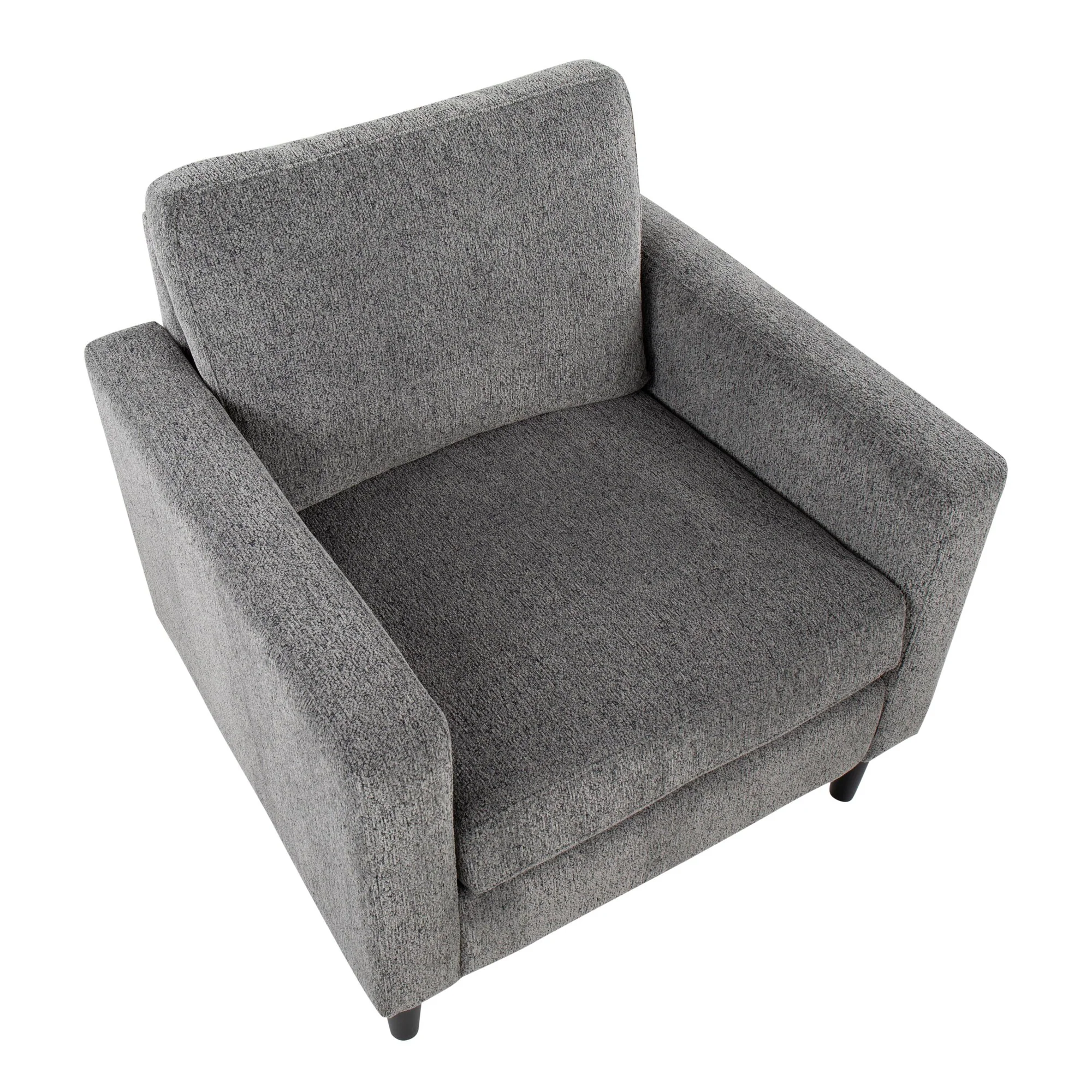 Wendy Accent Chair By LumiSource - CHR-WENDYAC BKGY - Image 5