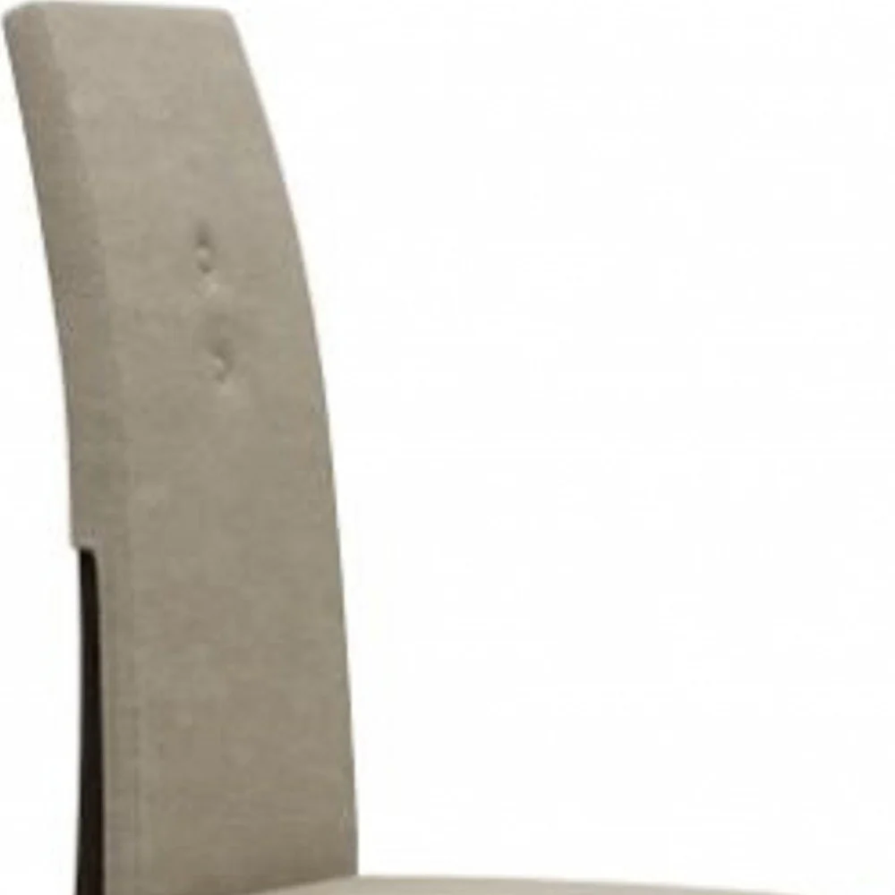 Wenge Dining Chair By Homeroots - Image 4