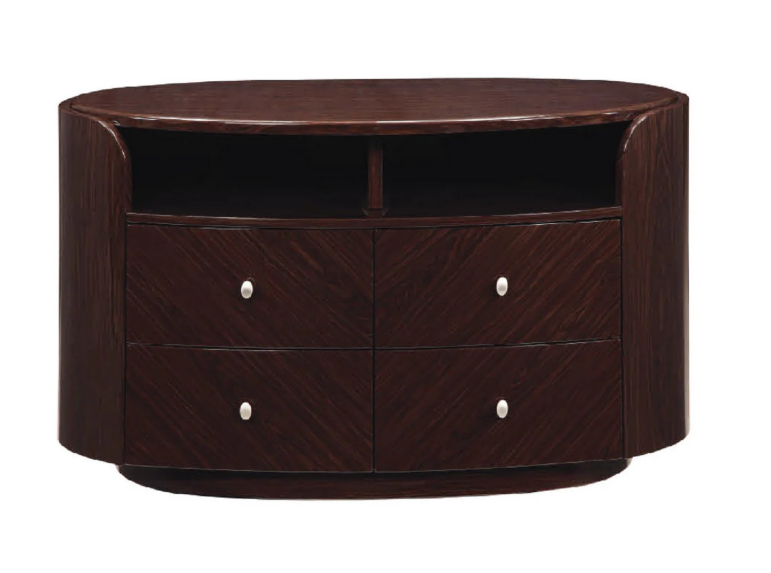 Wenge TV Entertainment Unit By Homeroots - Image 3