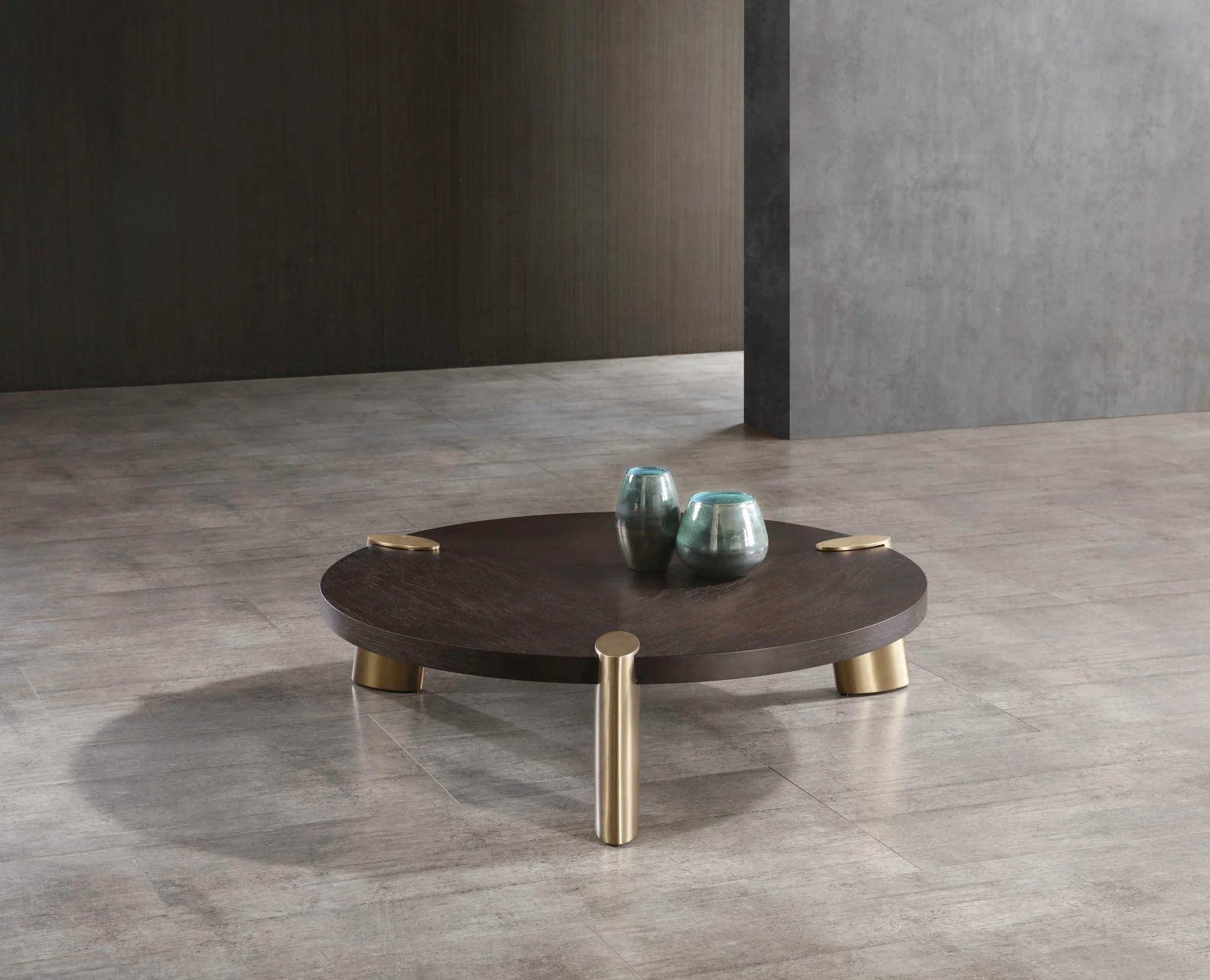 Wenge Veneer Stainless Steel Coffee Table By Homeroots - Image 4