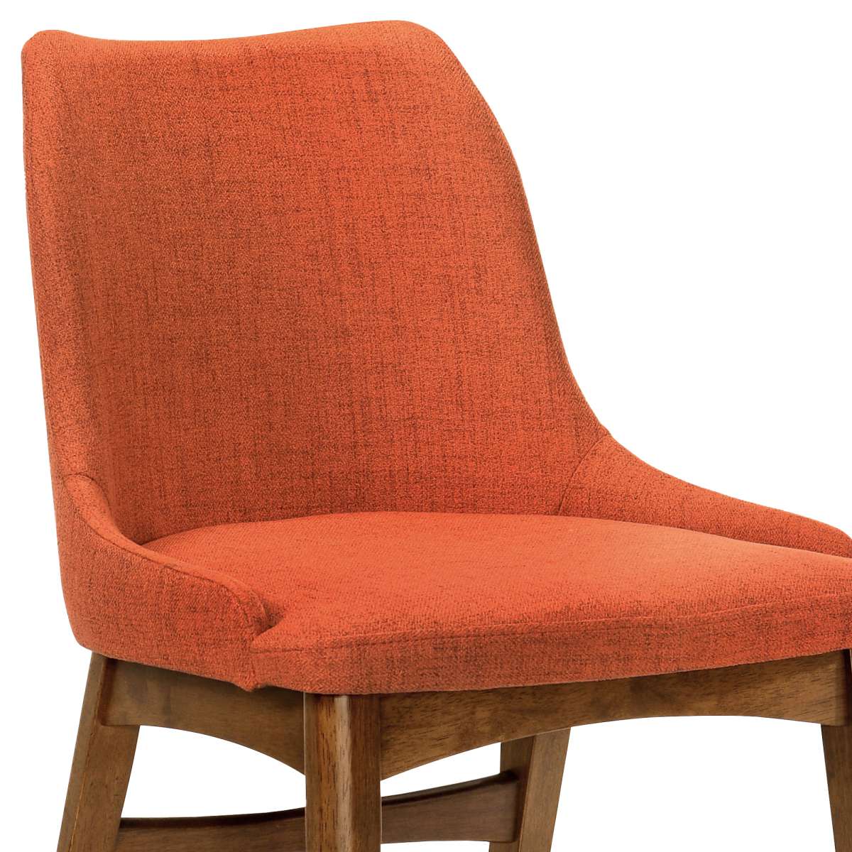 Westmont and Azalea Orange and Walnut 5 Piece Dining Set By Armen Living - Image 6