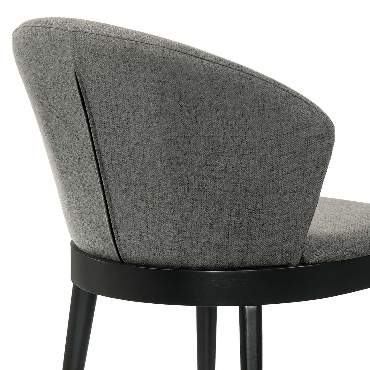 Westmont and Juno Charcoal and Black 5 Piece Dining Set By Armen Living - Image 6